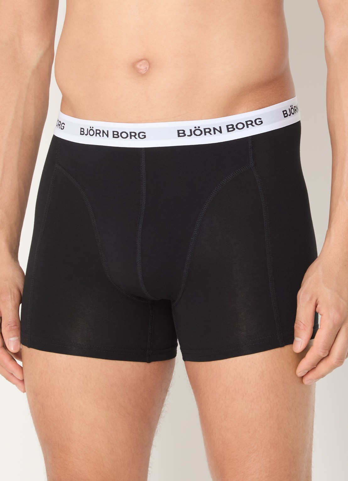 Björn Borg Boxershort van katoen in 3-pack - detail 4 zwart