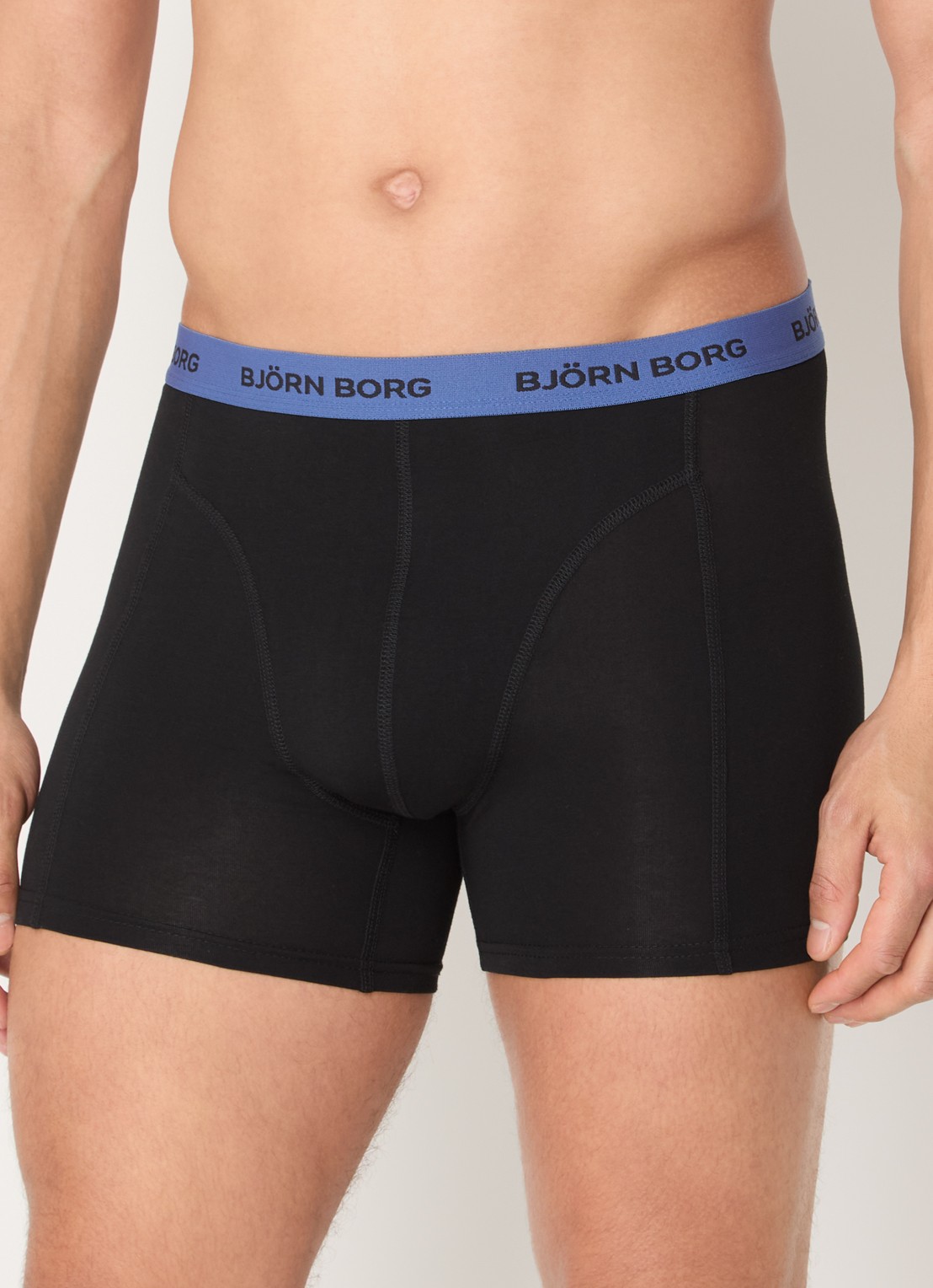 Björn Borg Boxershort van katoen in 5-pack - detail 4 zwart