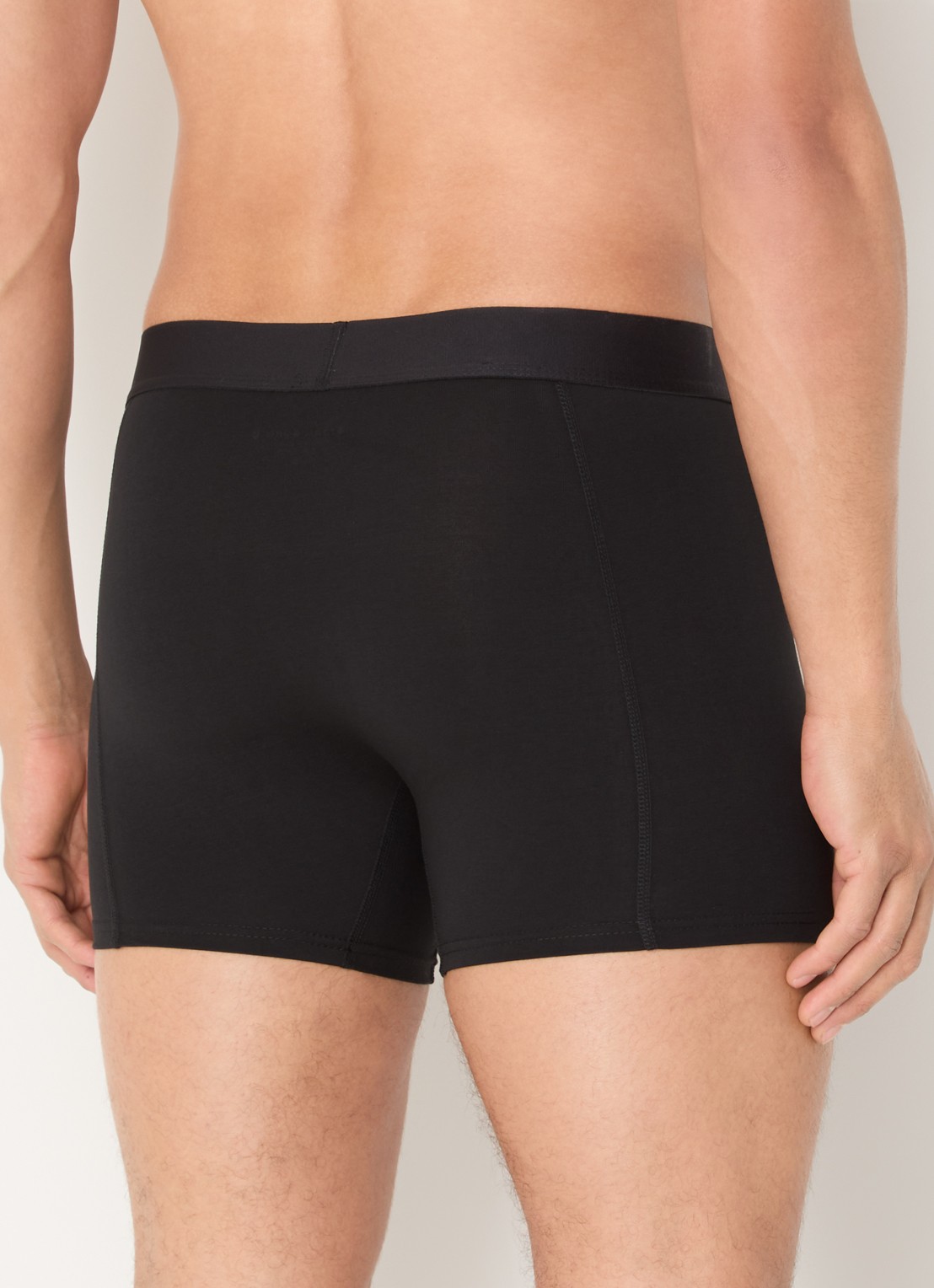 Björn Borg Boxershorts met logoband in 2-pack - achterkant 3 zwart