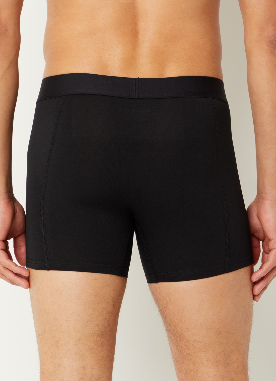 Björn Borg Boxershorts met logoband in 2-pack - achterkant donkerblauw