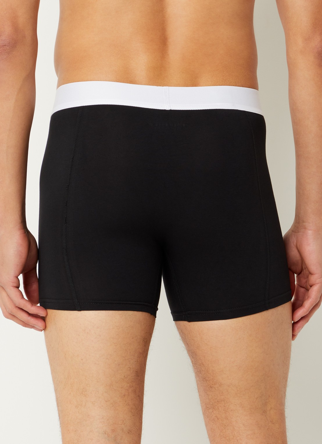 Björn Borg Boxershorts met logoband in 2-pack - achterkant grijs
