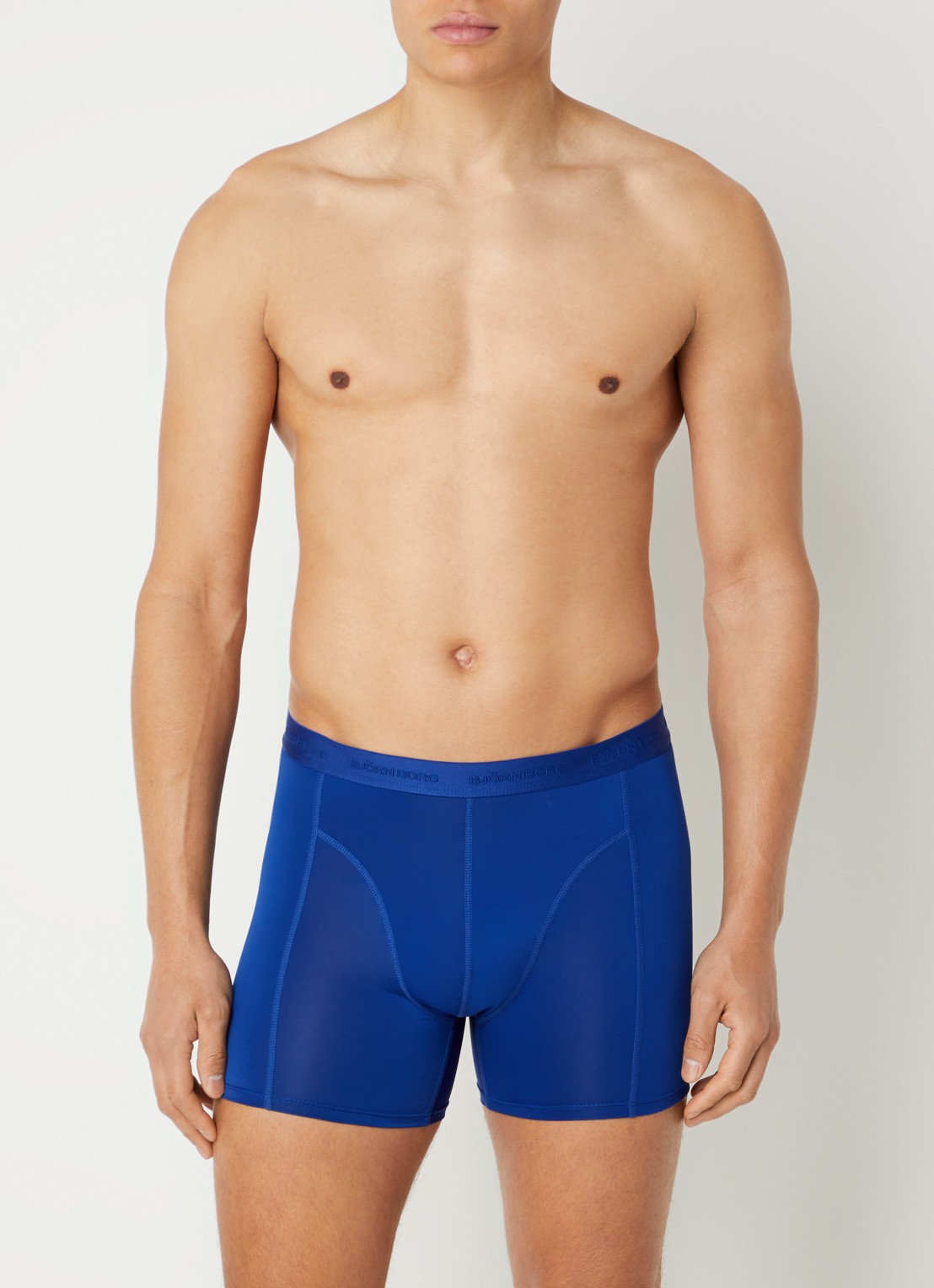 Björn Borg Boxershorts met logoband in 3-pack - detail 4 zwart
