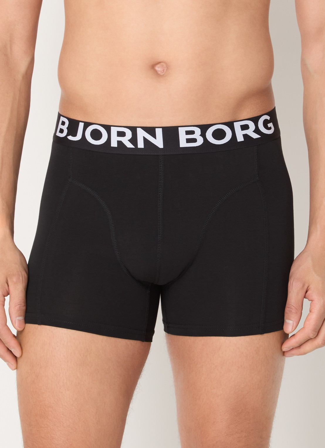 Björn Borg Boxershorts met logoband in 3-pack - detail 2 royalblauw