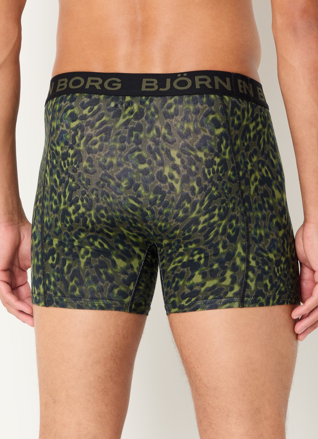 Björn Borg Boxershorts met logoband in 7-pack - achterkant 2 zwart