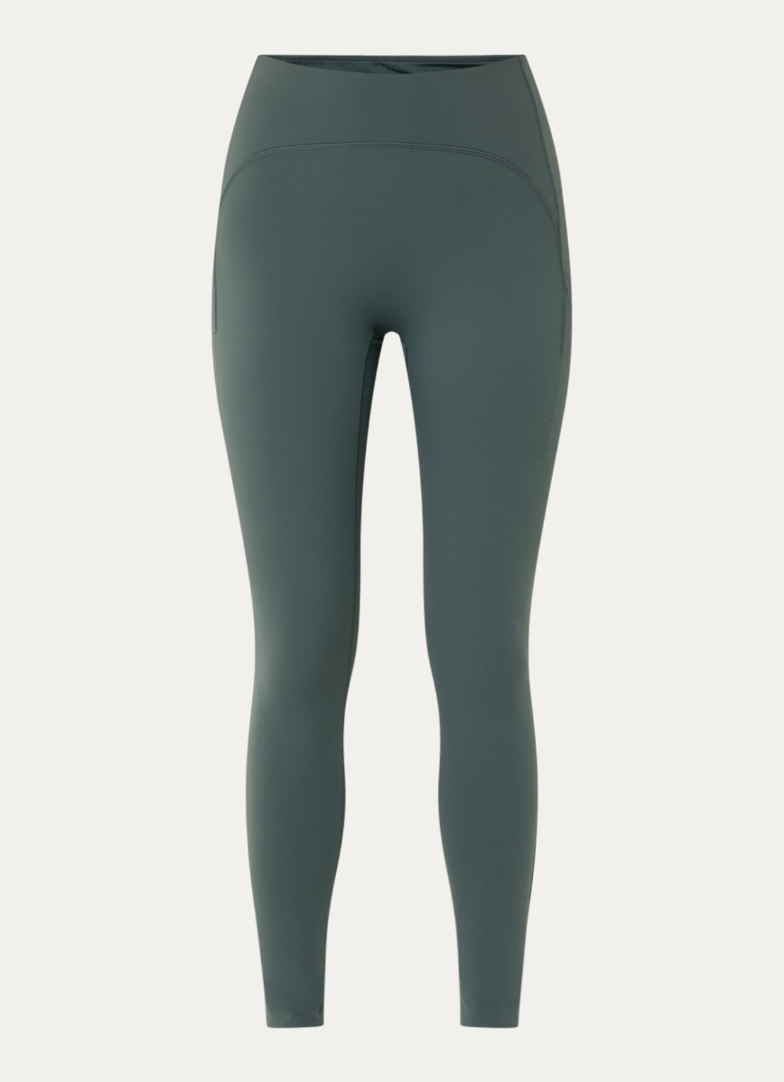 Björn Borg High waist skinny fit trainingslegging met logo - voorkant groen