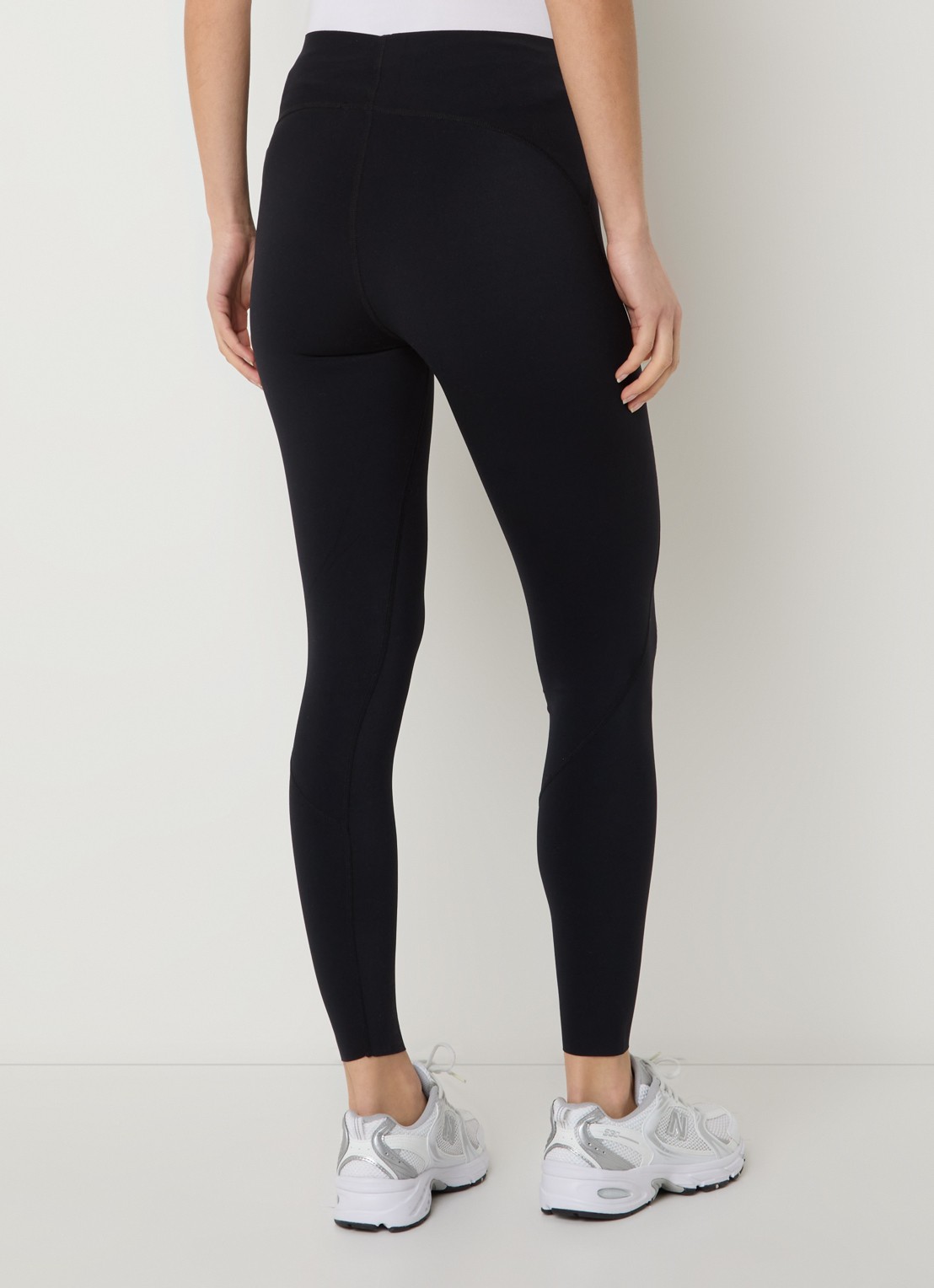 Björn Borg High waist trainingslegging met logo - achterkant 3 zwart