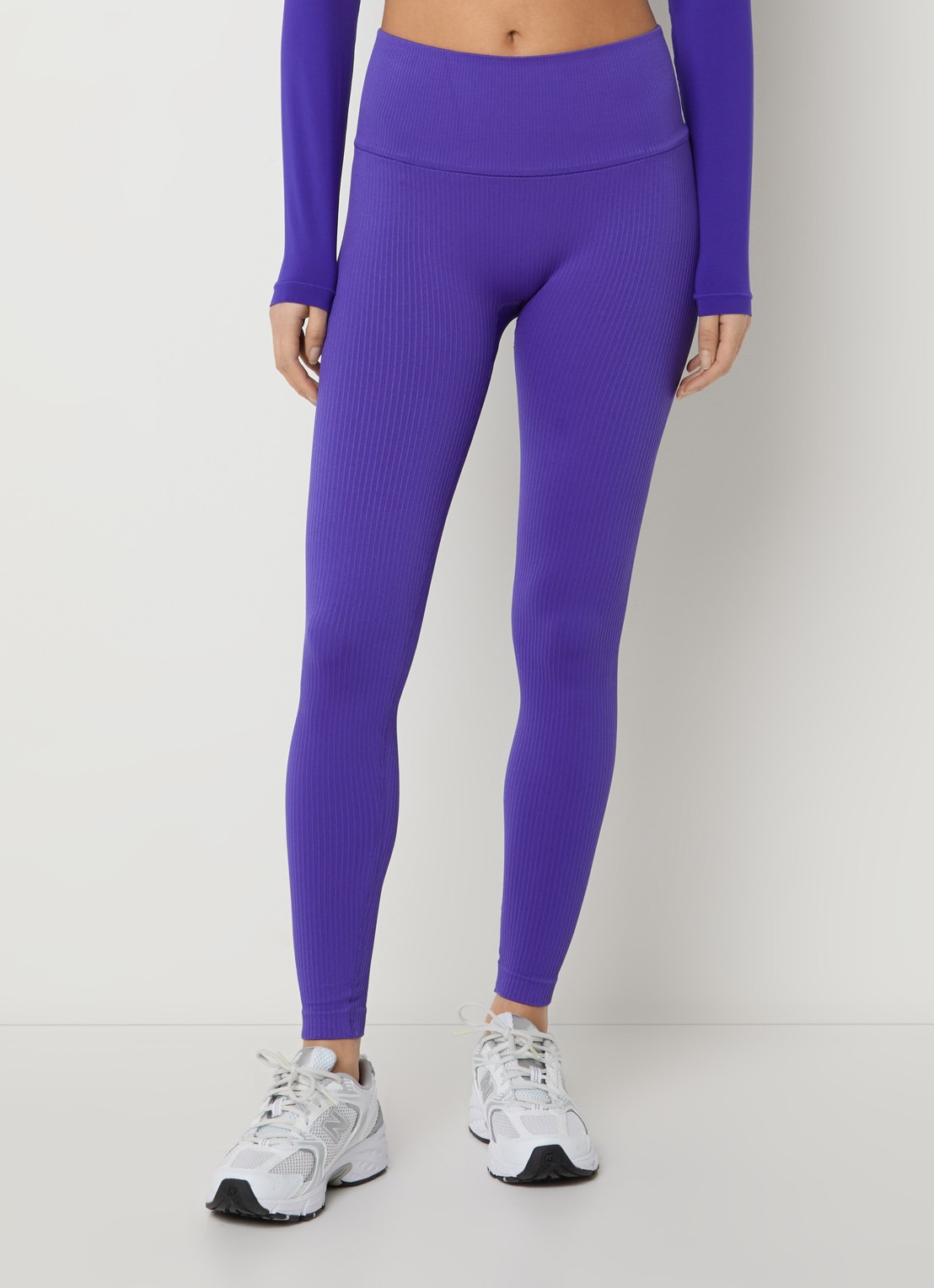 Björn Borg High waist trainingslegging - detail kobaltblauw