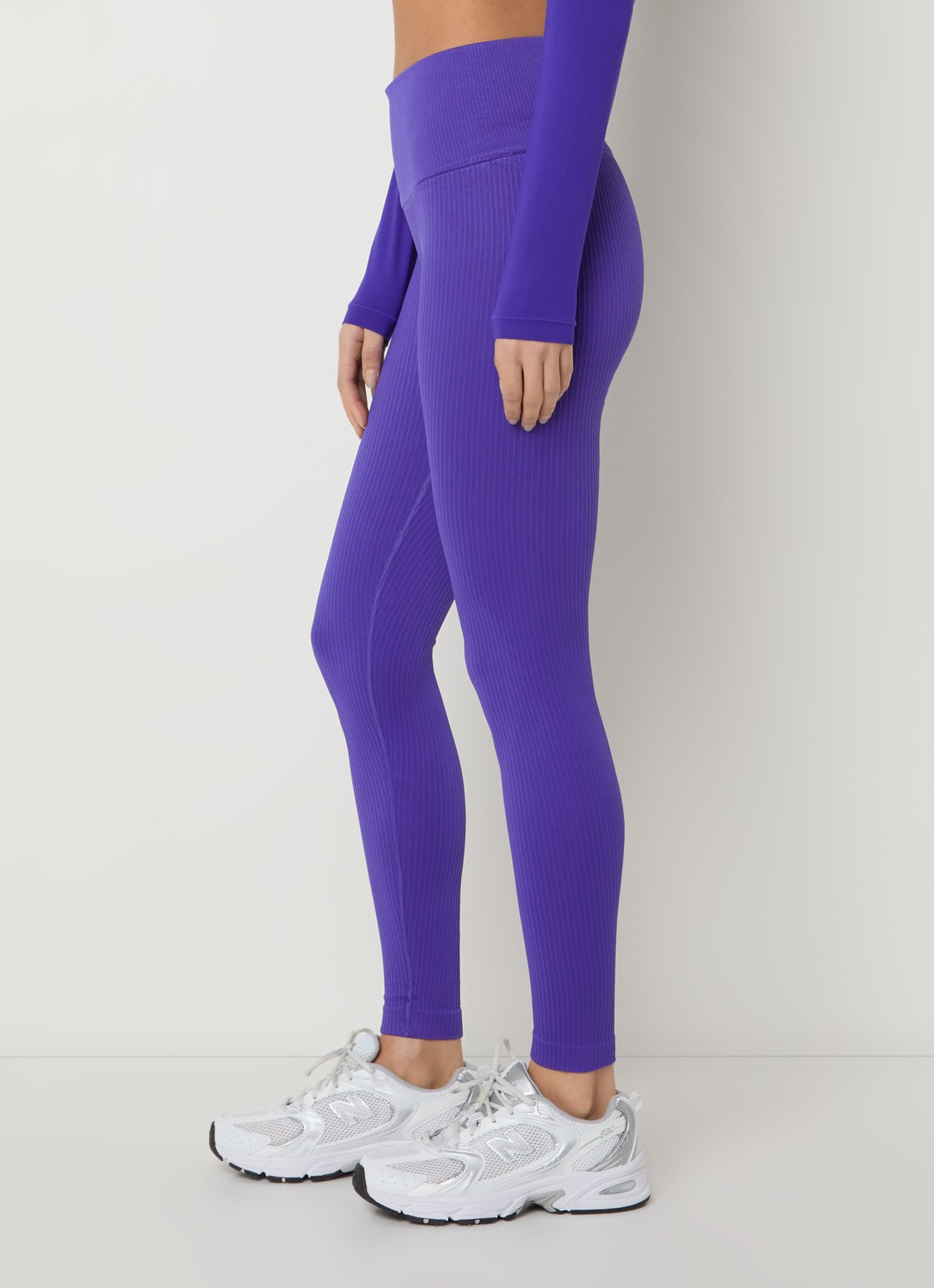 Björn Borg High waist trainingslegging - detail 2 kobaltblauw