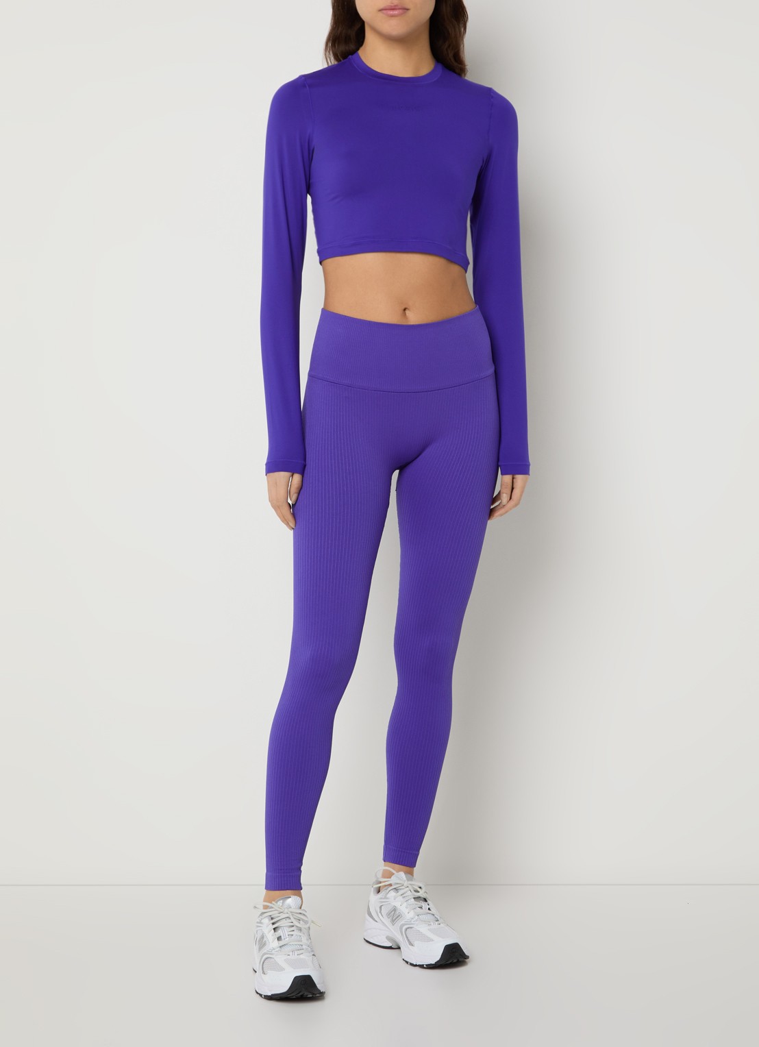 Björn Borg High waist trainingslegging - voorkant 4 kobaltblauw