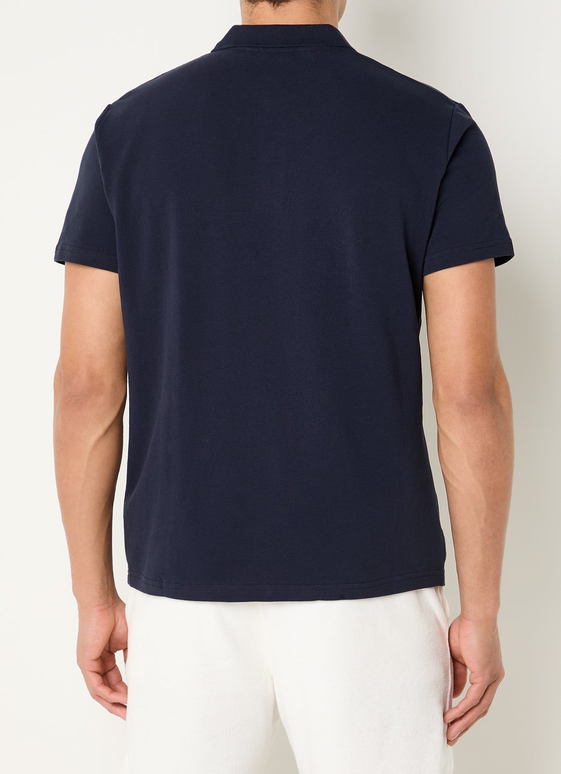 Björn Borg Regular fit polo van piqué katoen  - achterkant 4 donkerblauw