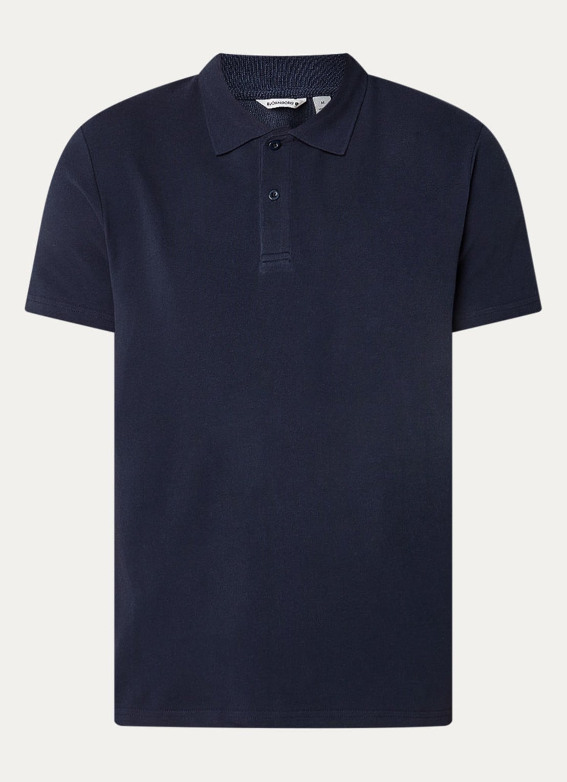 Björn Borg Regular fit polo van piqué katoen  - voorkant 2 donkerblauw