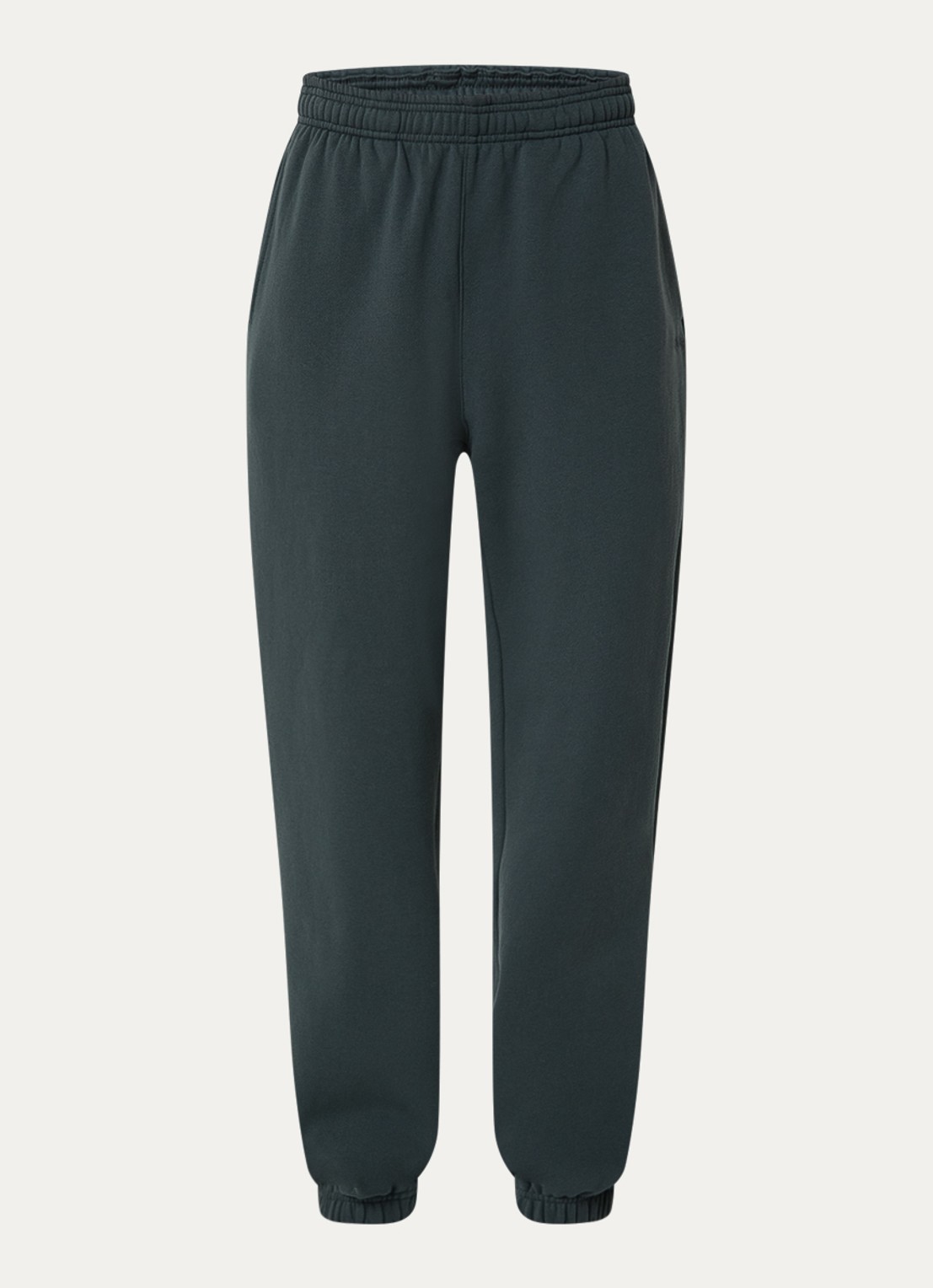 Björn Borg Studio high waist joggingbroek met steekzakken - voorkant 3 donkergroen