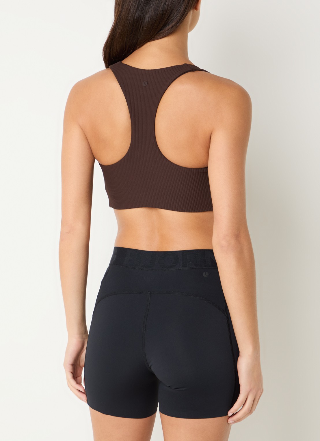 Björn Borg Studio sport bh met medium support - achterkant 4 bruin