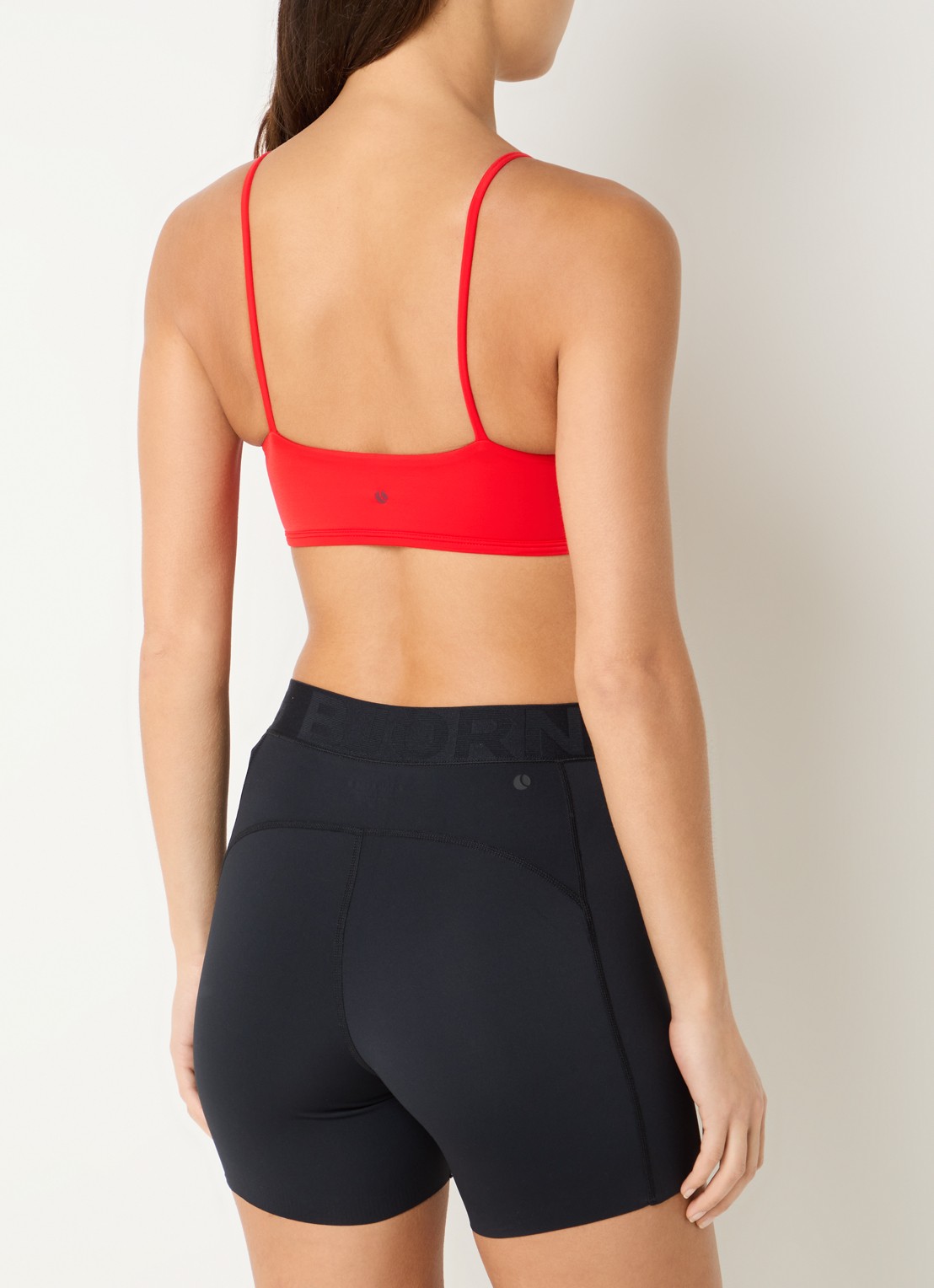Björn Borg Studio sport bh met medium support - achterkant rood