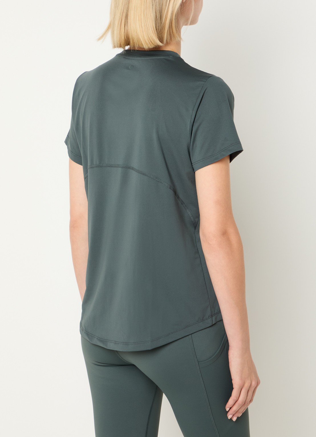 Björn Borg T-shirt met logo - achterkant 4 groen