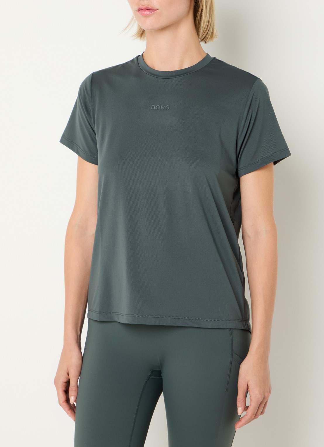 Björn Borg T-shirt met logo - detail 3 groen