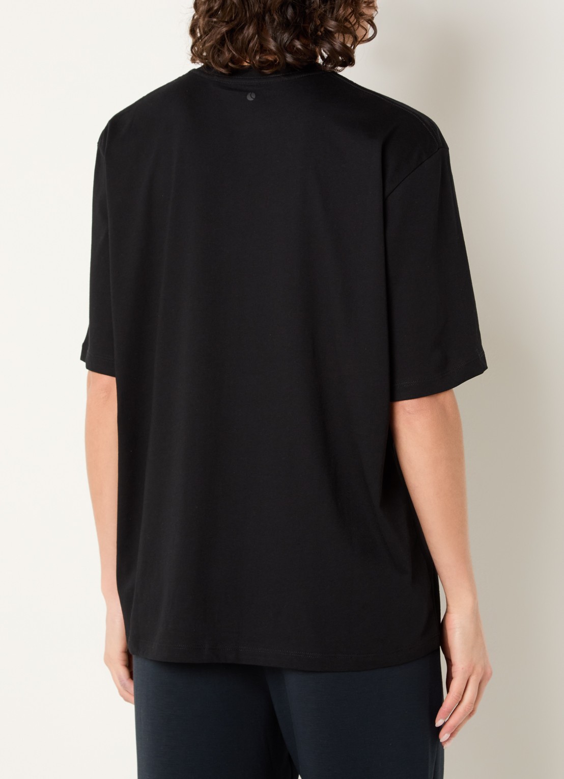 Björn Borg T-shirt met logoprint - achterkant zwart