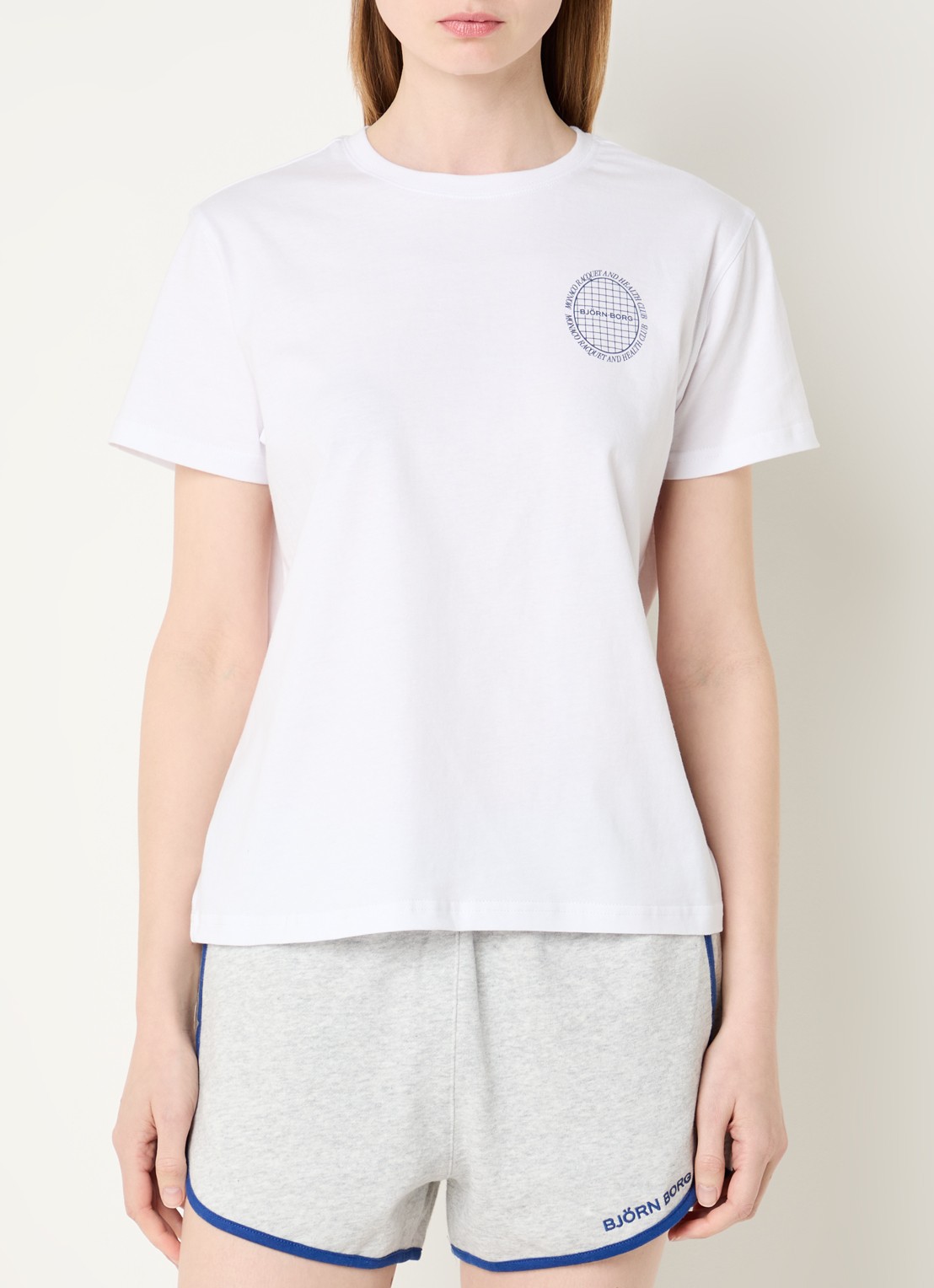 Björn Borg T-shirt met logoprint - detail 4 wit
