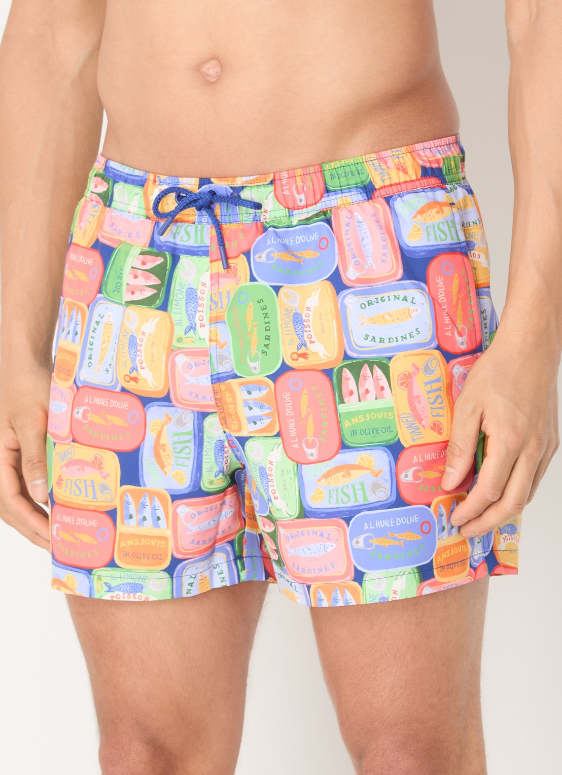 Björn Borg Zwemshort met print - detail 2 blauw