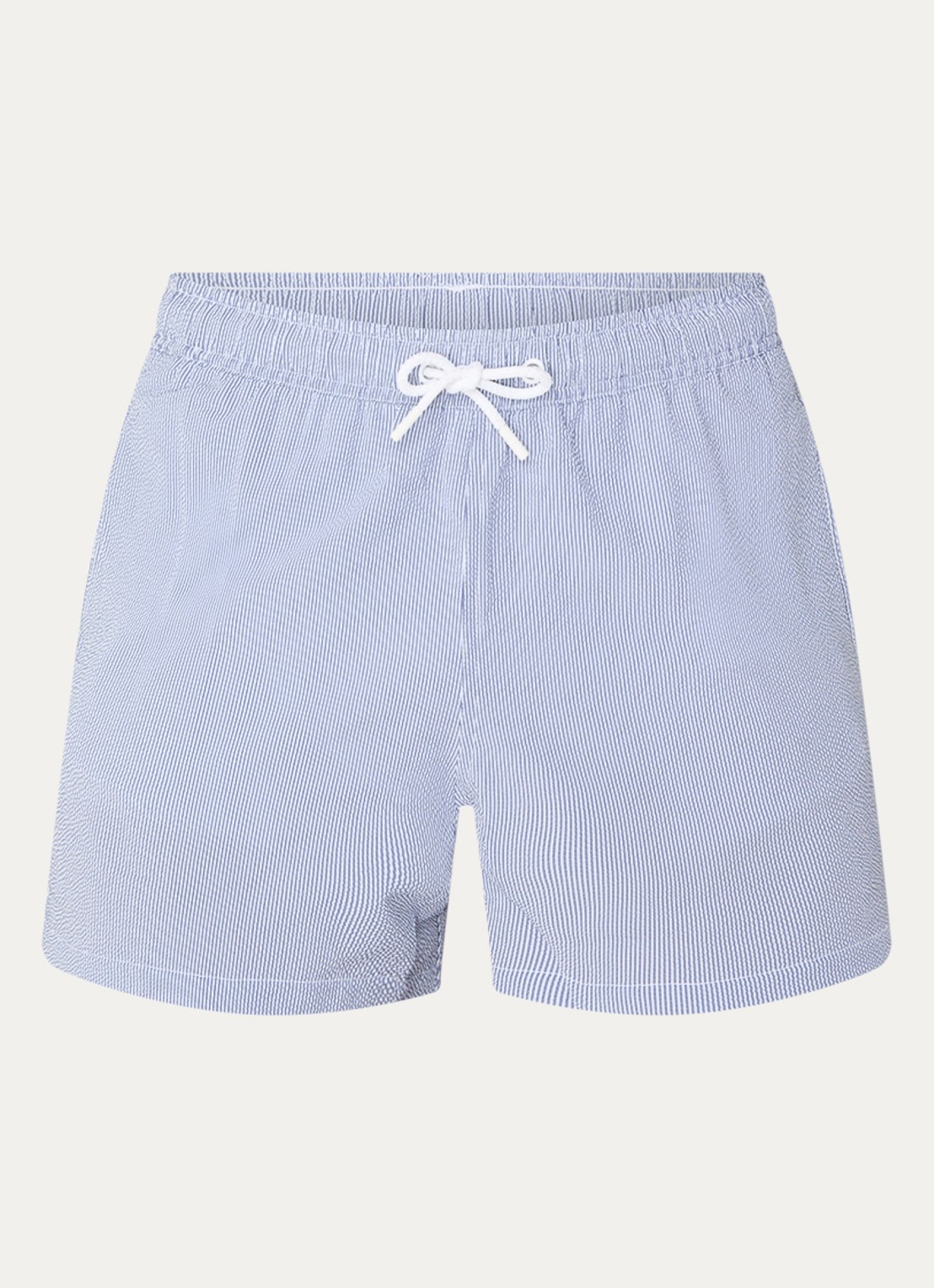 Björn Borg Zwemshorts met streepprint - voorkant 2 donkerblauw