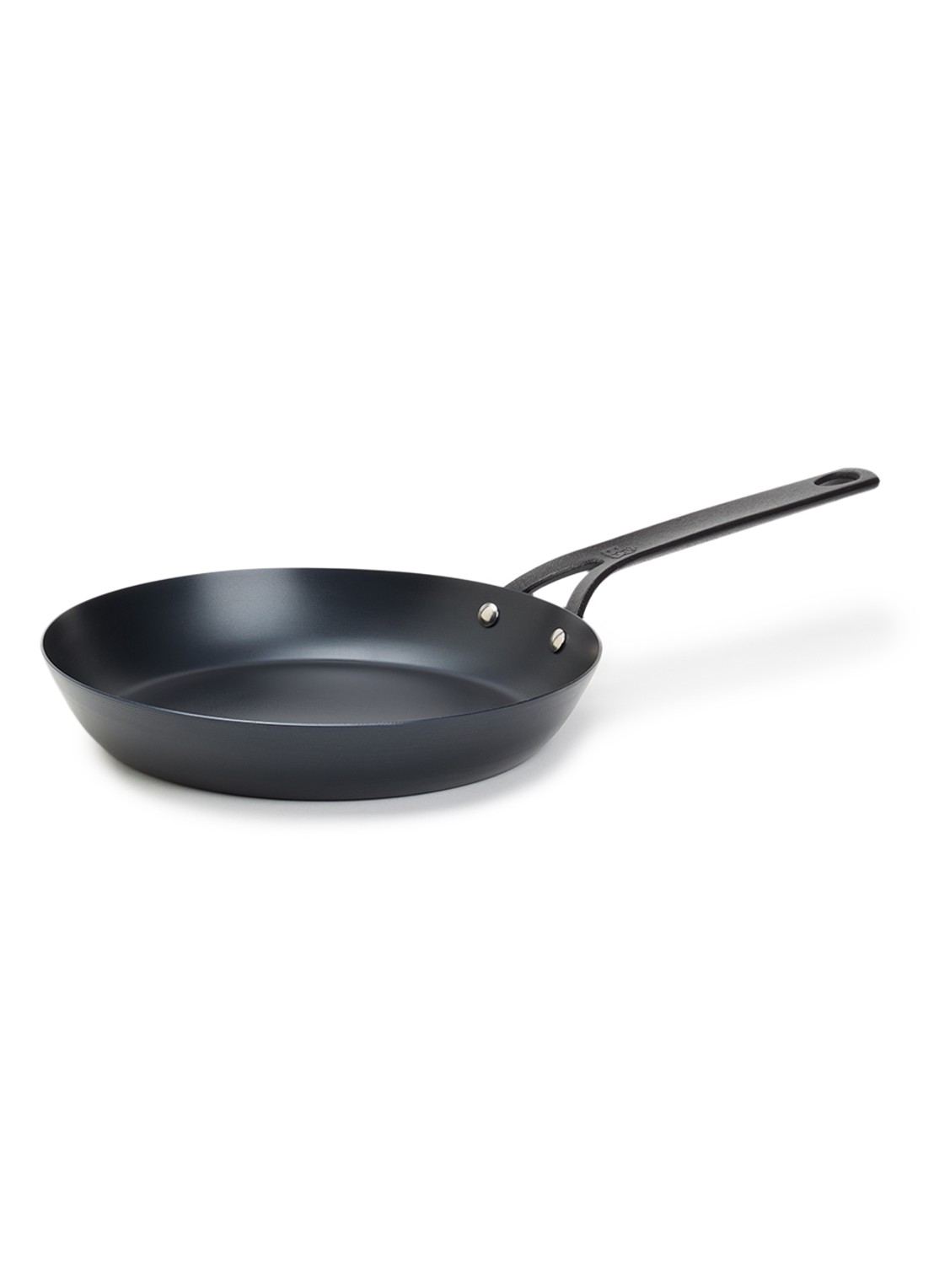 BK Black Steel koekenpan 26 cm  - voorkant zwart
