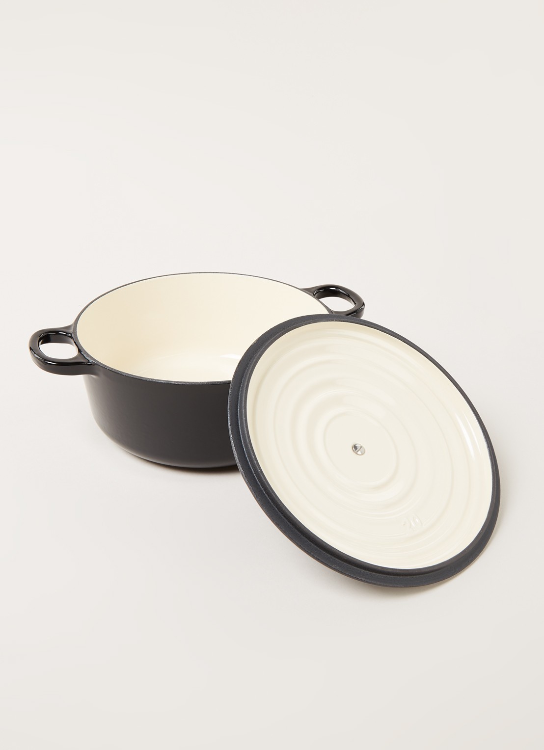 BK Bourgogne braadpan 20 cm - detail zwart