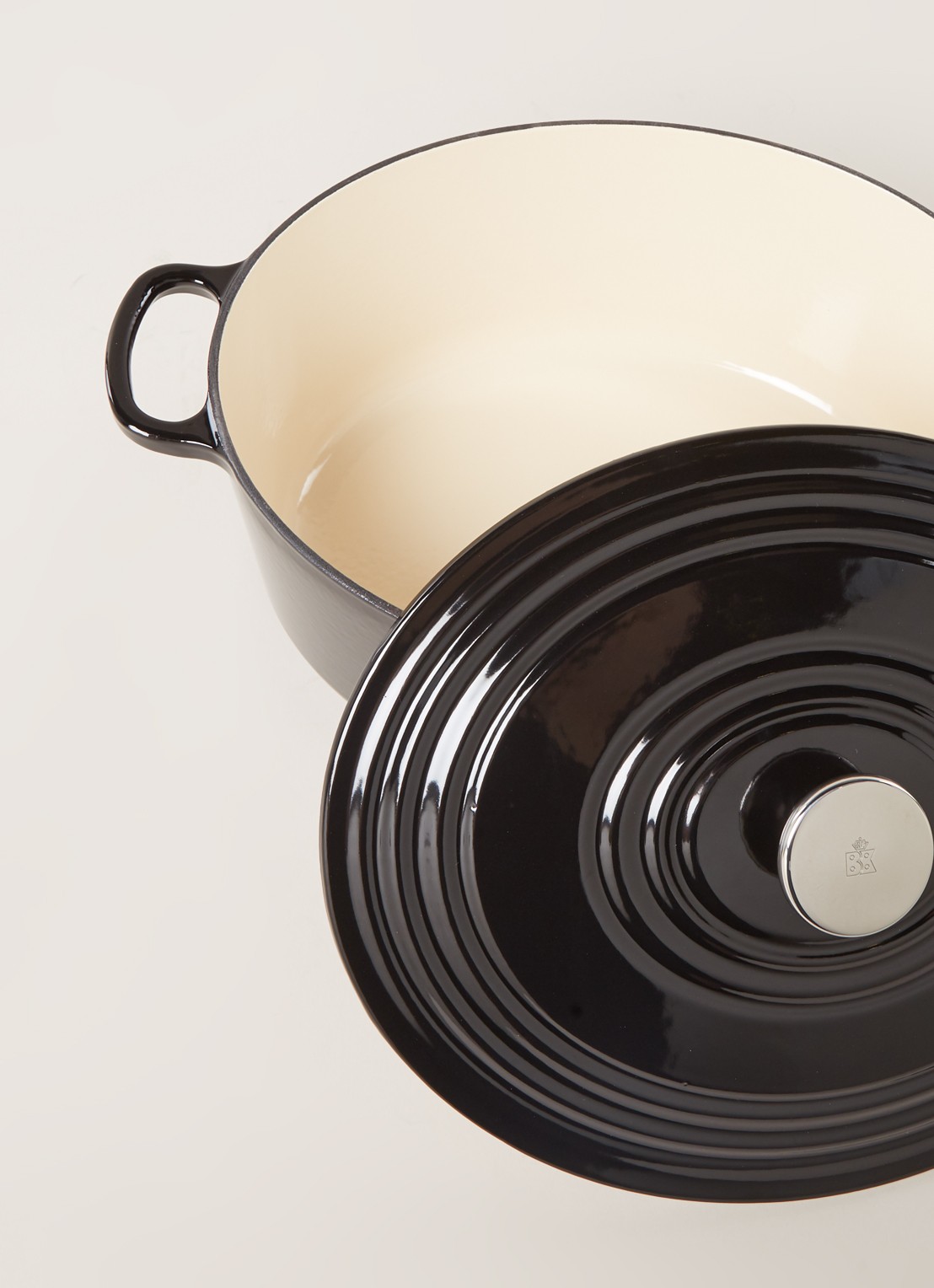 BK Bourgogne braadpan Ø32 cm - detail zwart