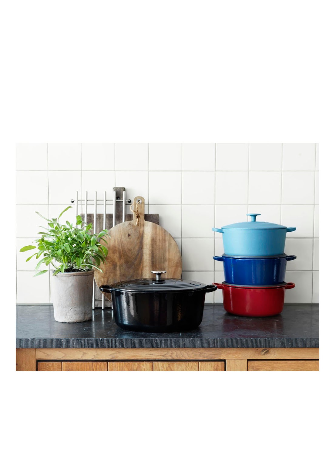 BK Bourgogne braadpan Ø32 cm - voorkant 5 zwart