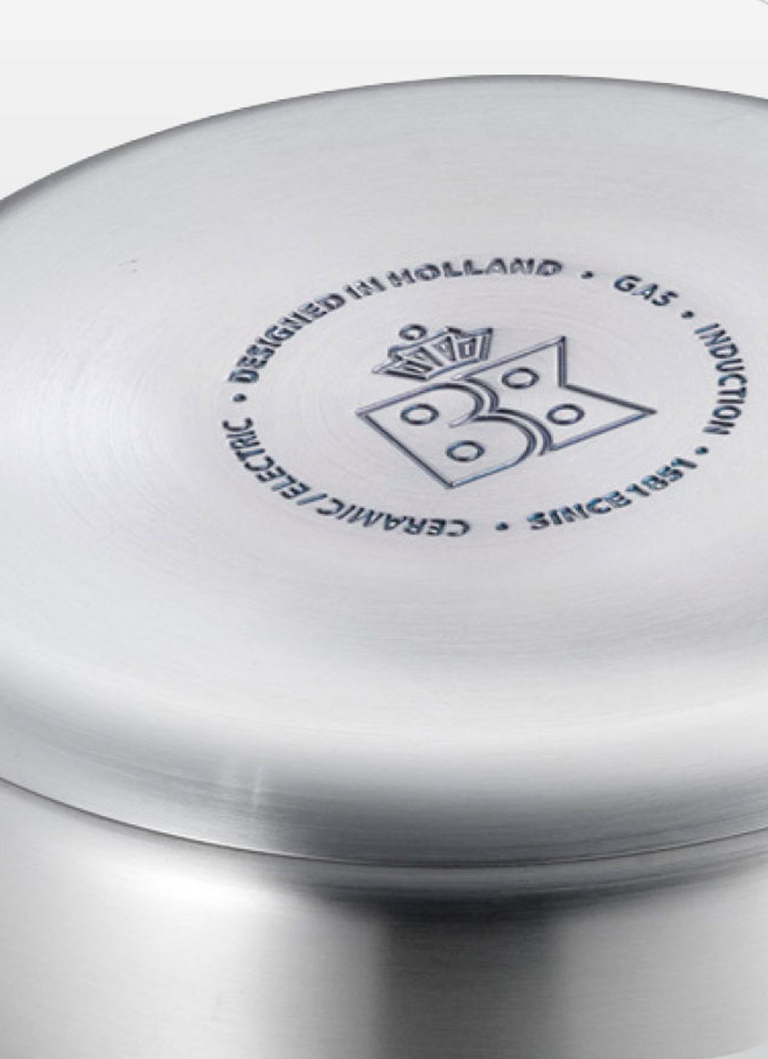 BK Conical Cool Glas pannenset 4-delig - detail 6 zilver