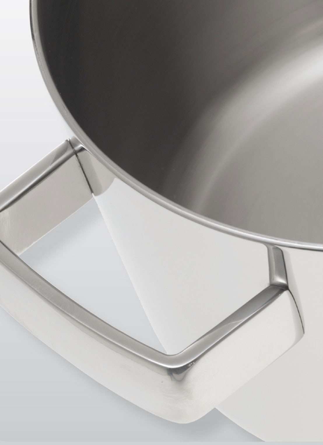 BK Conical Deluxe pannenset 4-delig - detail 6 zilver