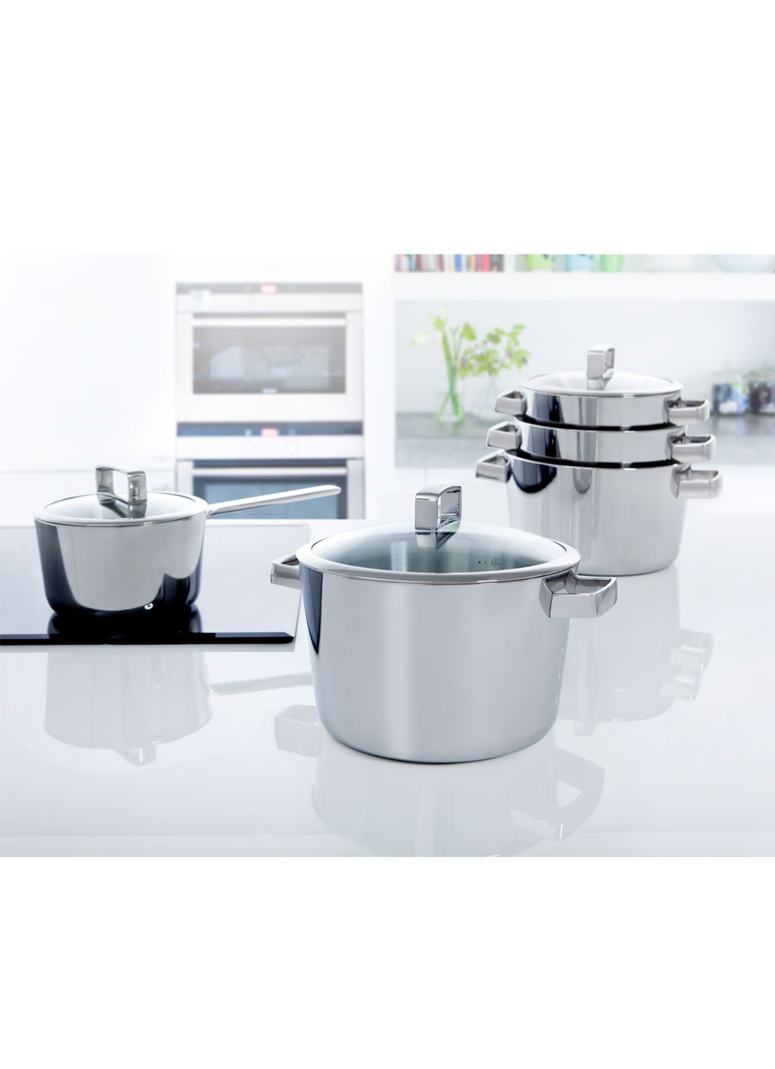 BK Conical Deluxe soeppan Ø24 cm - voorkant 2 zilver