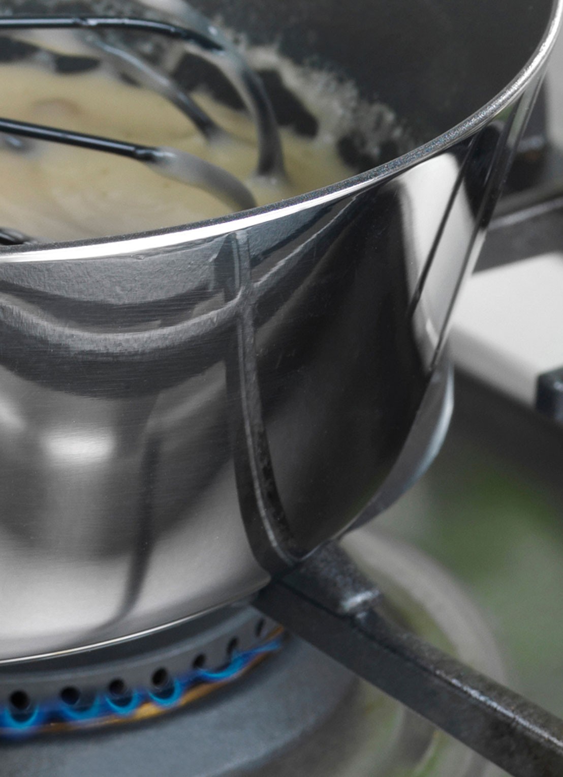 BK Conical Deluxe wokpan Ø30 cm - voorkant 2 zilver