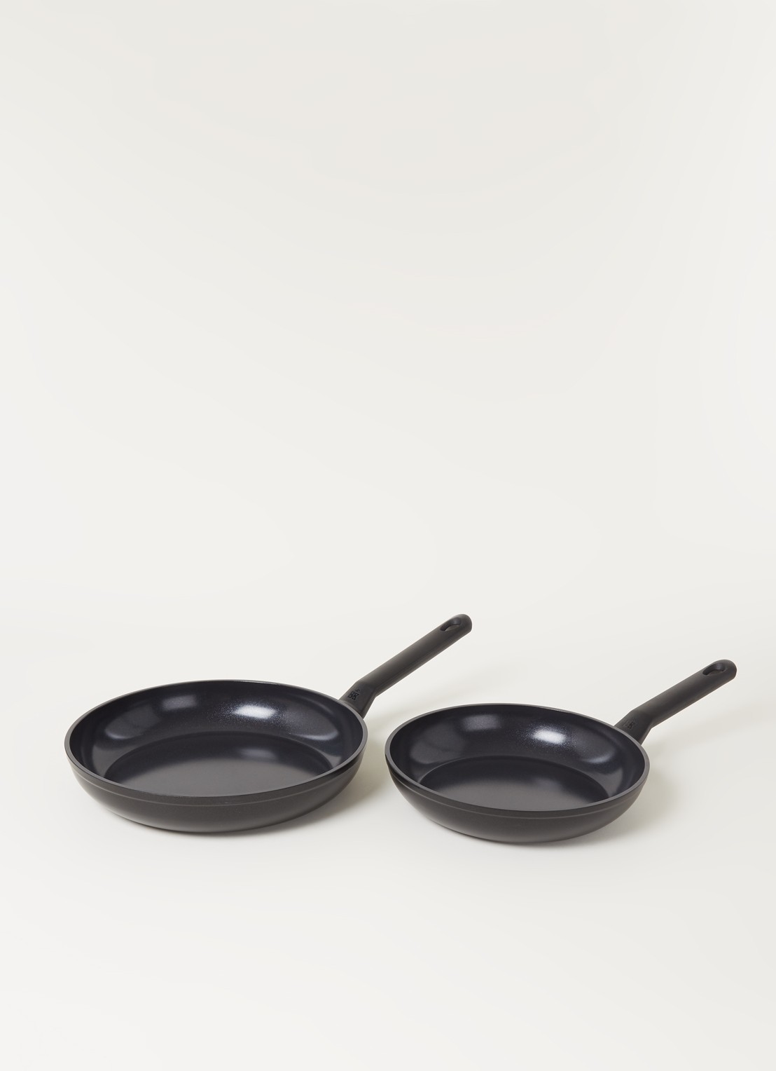 BK Easy Induction koekenpanset 2-delig - voorkant 2 zwart