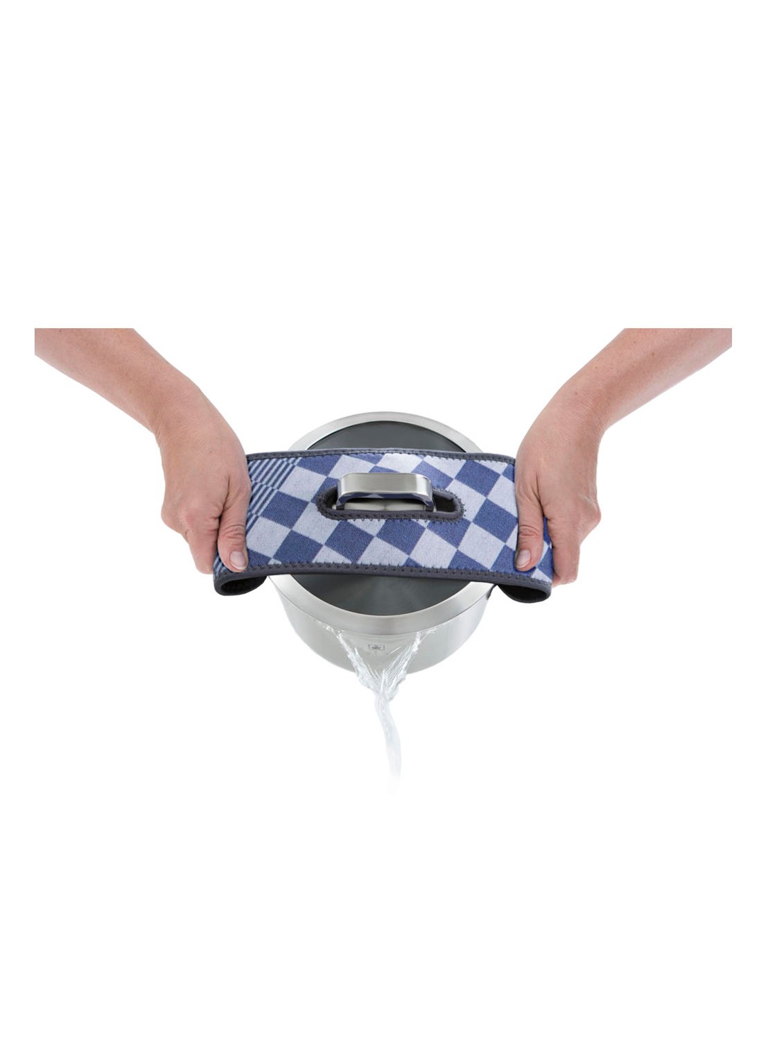 BK Mr. Gripper pannenlap - detail 4 blauw
