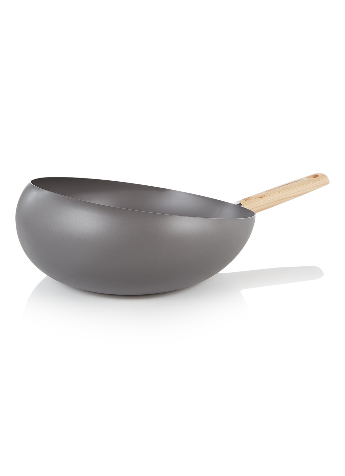 BK Nature Wokarang wokpan 30 cm - voorkant grijs