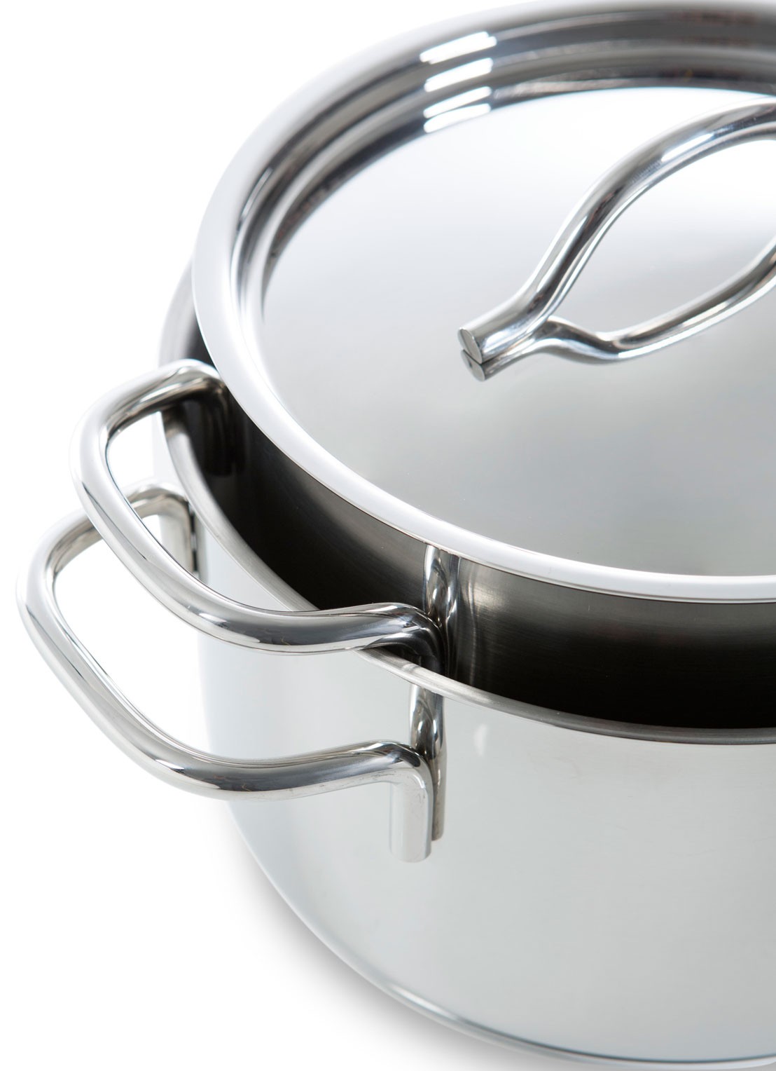 BK Profiline pannenset 7-delig - detail 4 zilver