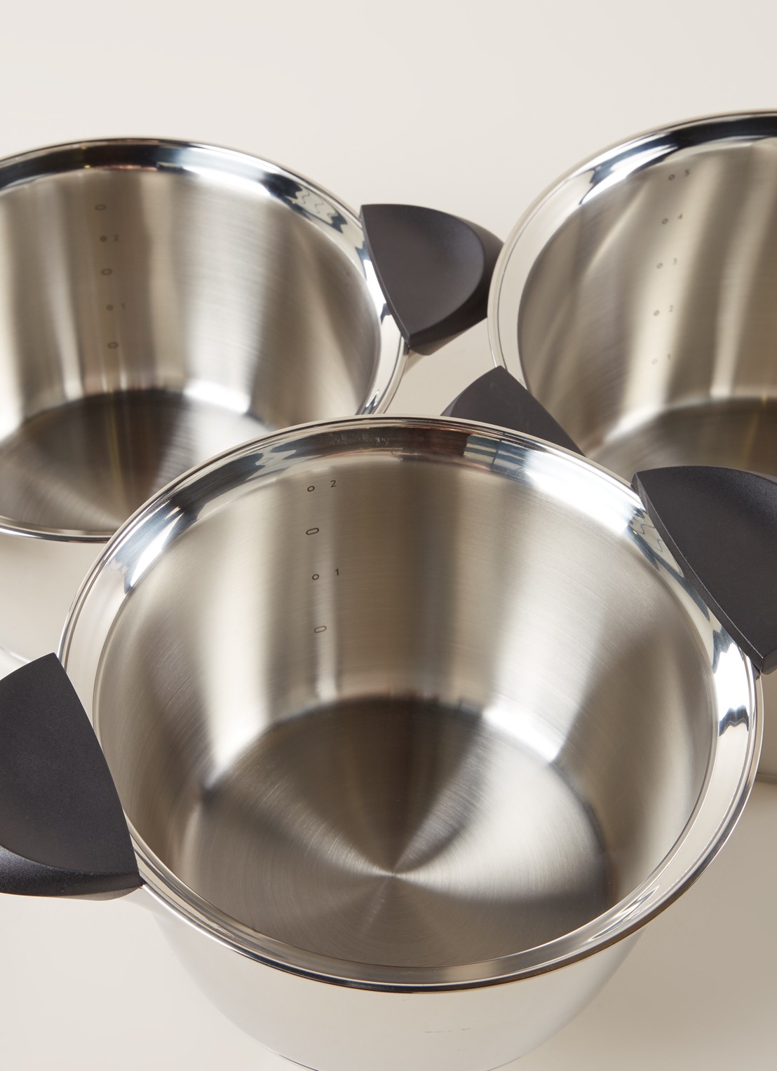 BK Q-Linair Classic pannenset 5-delig - detail 3 zilver