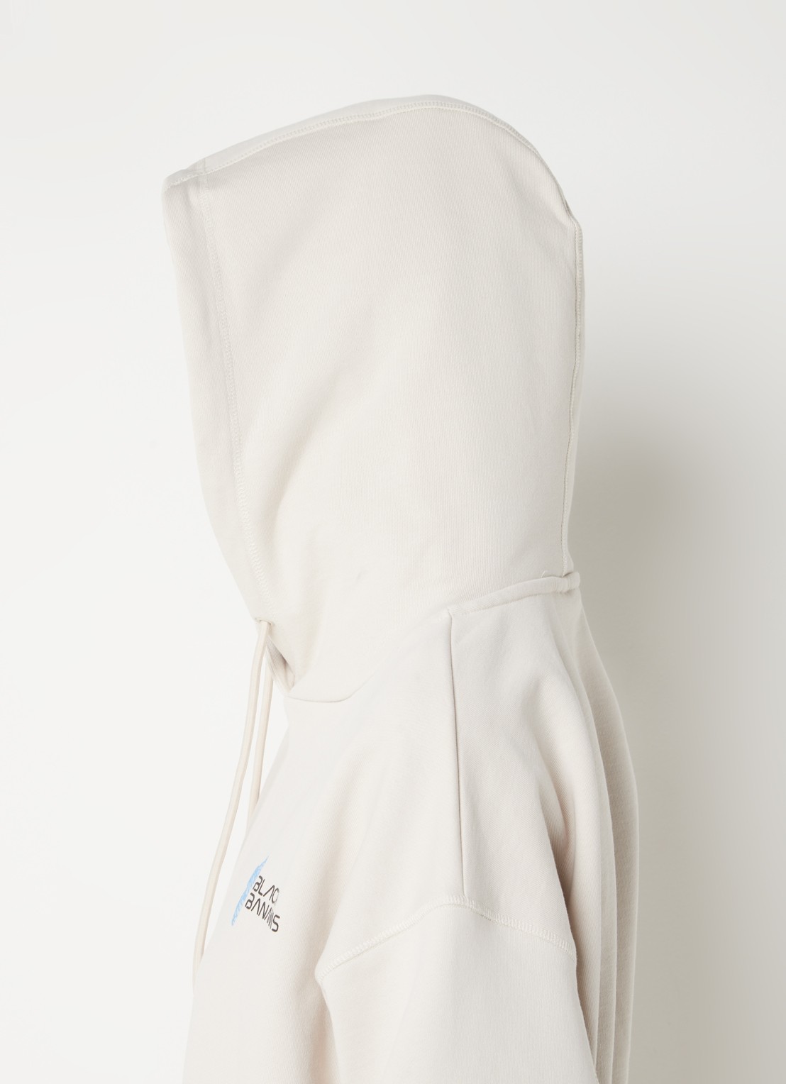 Black Bananas Eclipse hoodie met logo - detail 2 zand