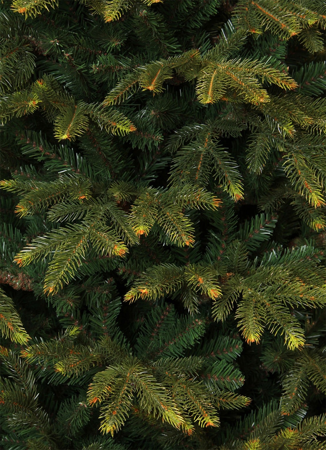 Black box Frasier kunstkerstboom met LED verlichting 215 cm - detail 2 groen