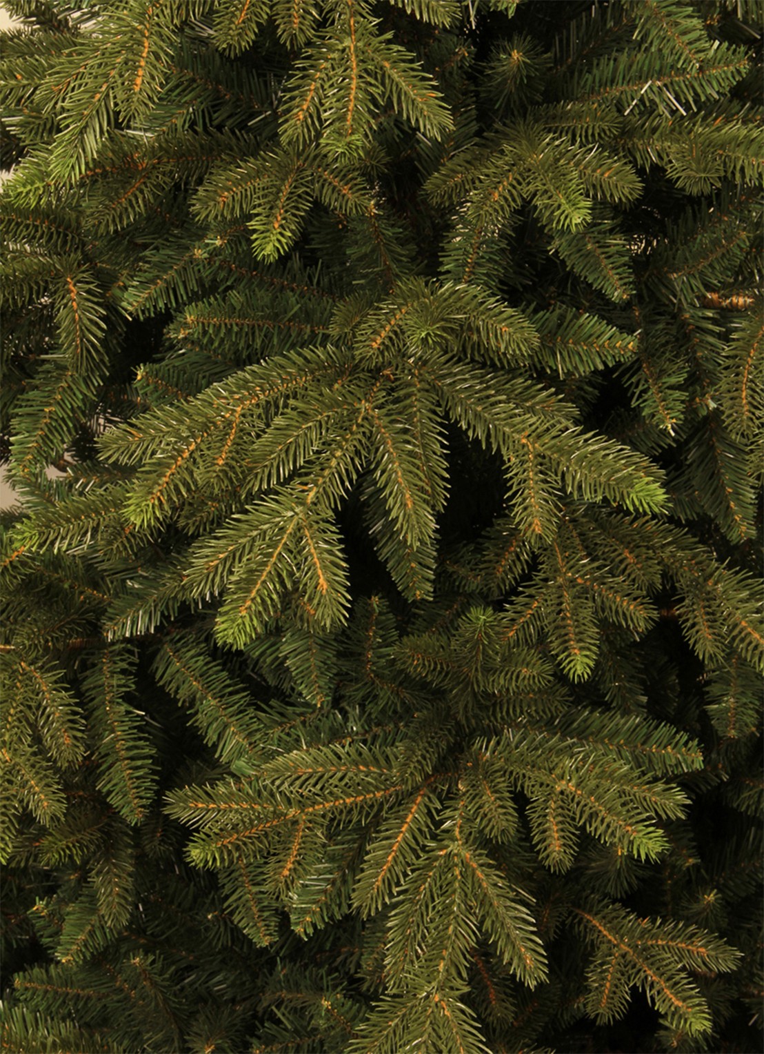 Black box Macallan kunstkerstboom met LED verlichting 215 cm - achterkant 3 groen