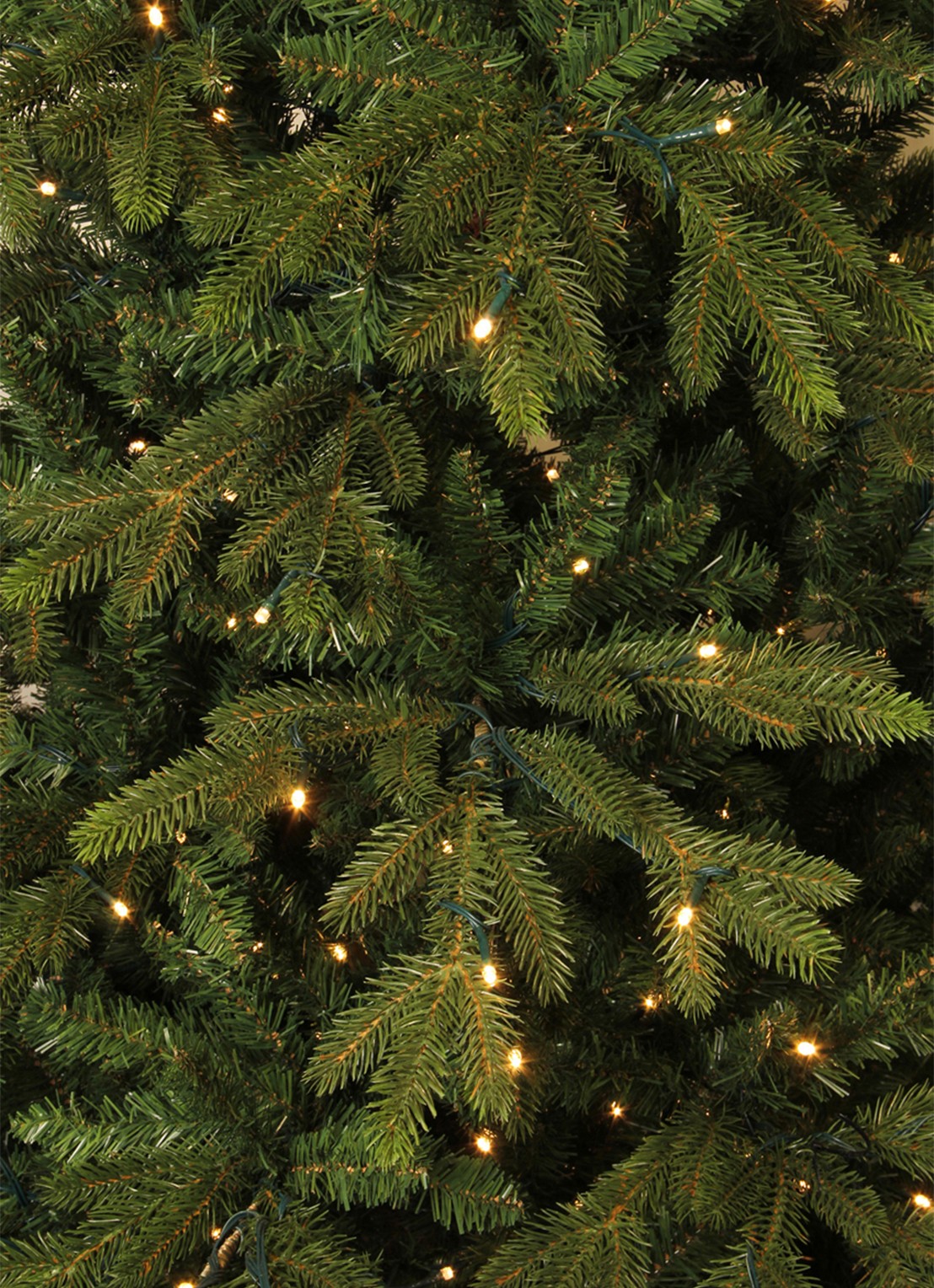 Black box Macallan kunstkerstboom met LED verlichting 215 cm - achterkant 4 donkergroen