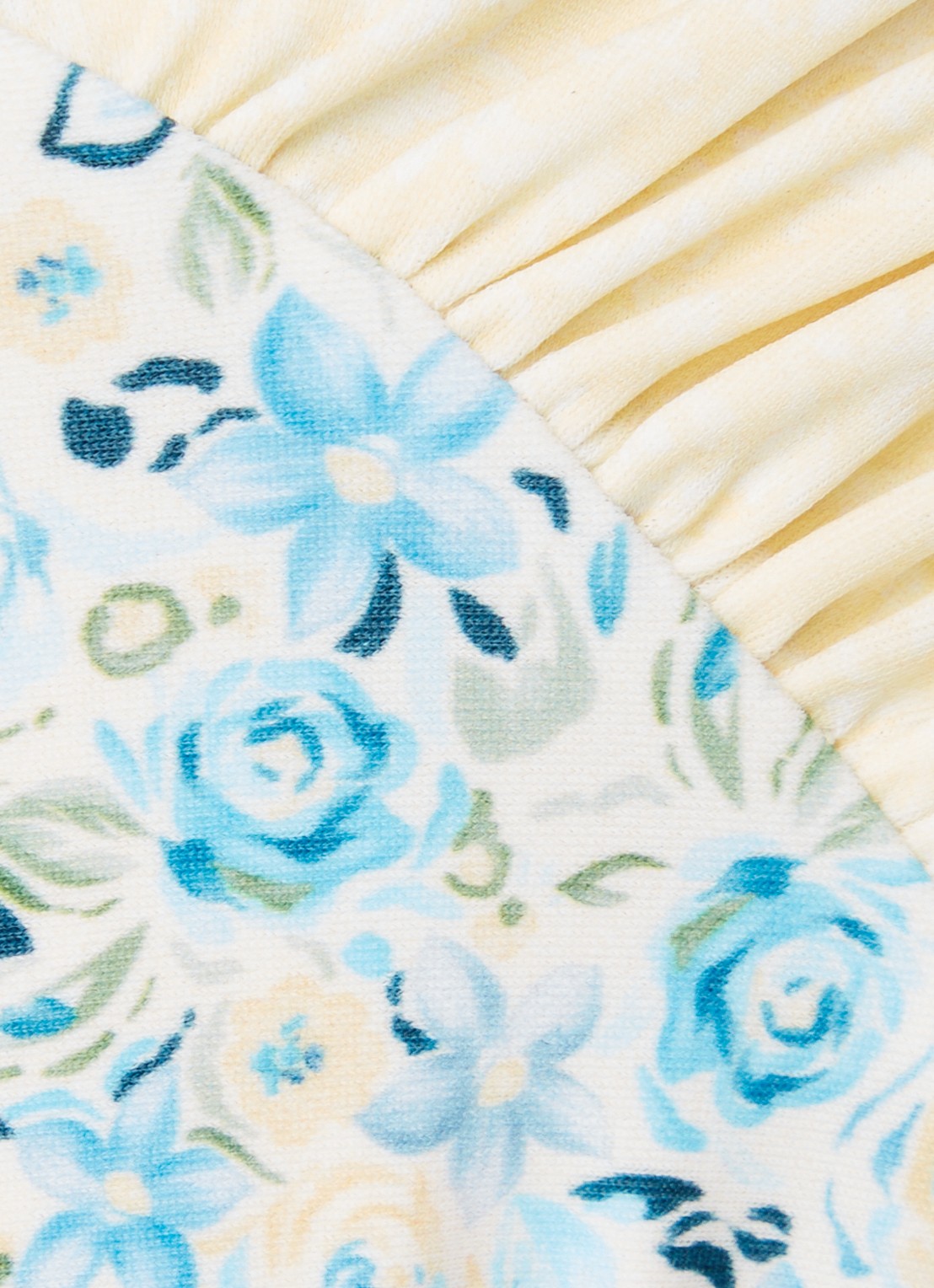 Blackbough Swim Alana brazilian bikinislip met bloemenprint - detail 4 lichtblauw