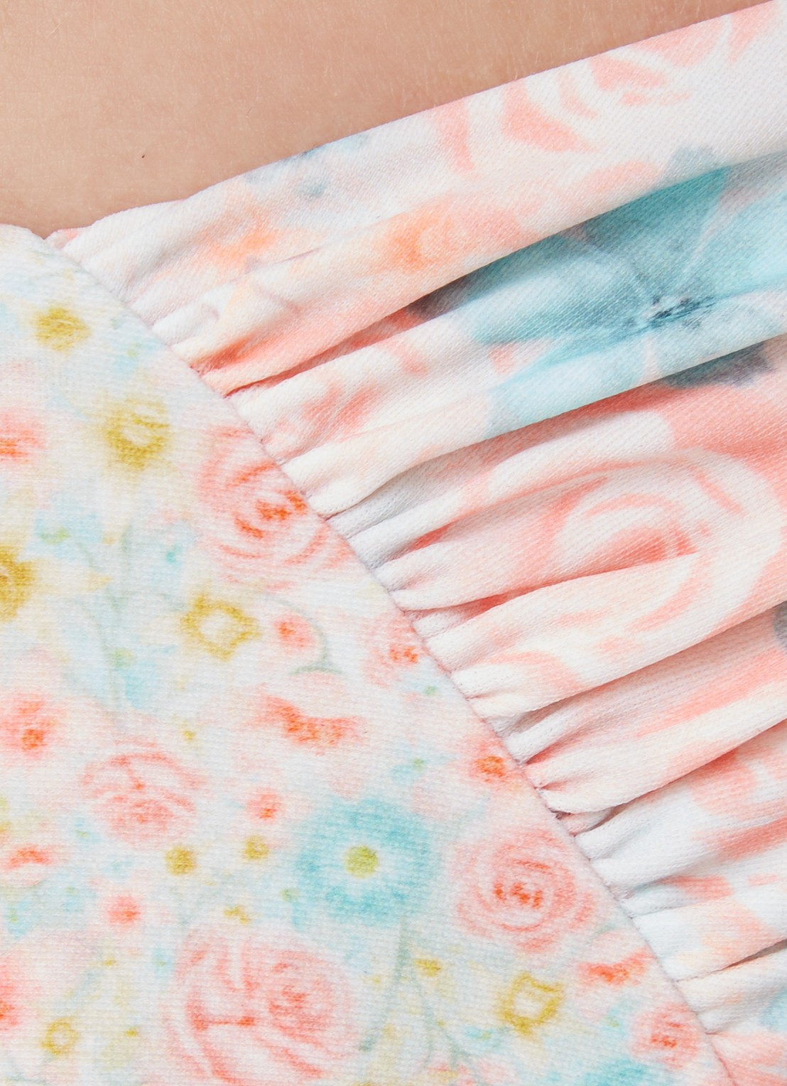 Blackbough Swim Alana brazilian bikinislip met bloemenprint - detail 5 lichtroze