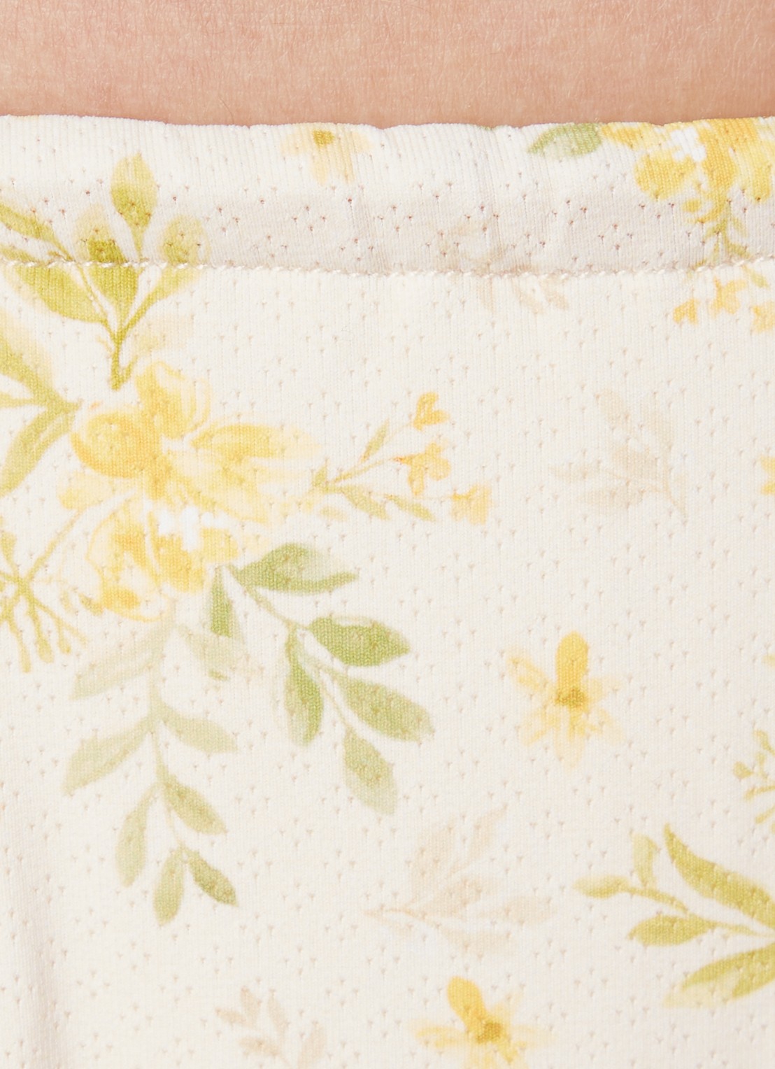 Blackbough Swim Maddy brazilian bikinislip met bloemenprint - detail 4 geel