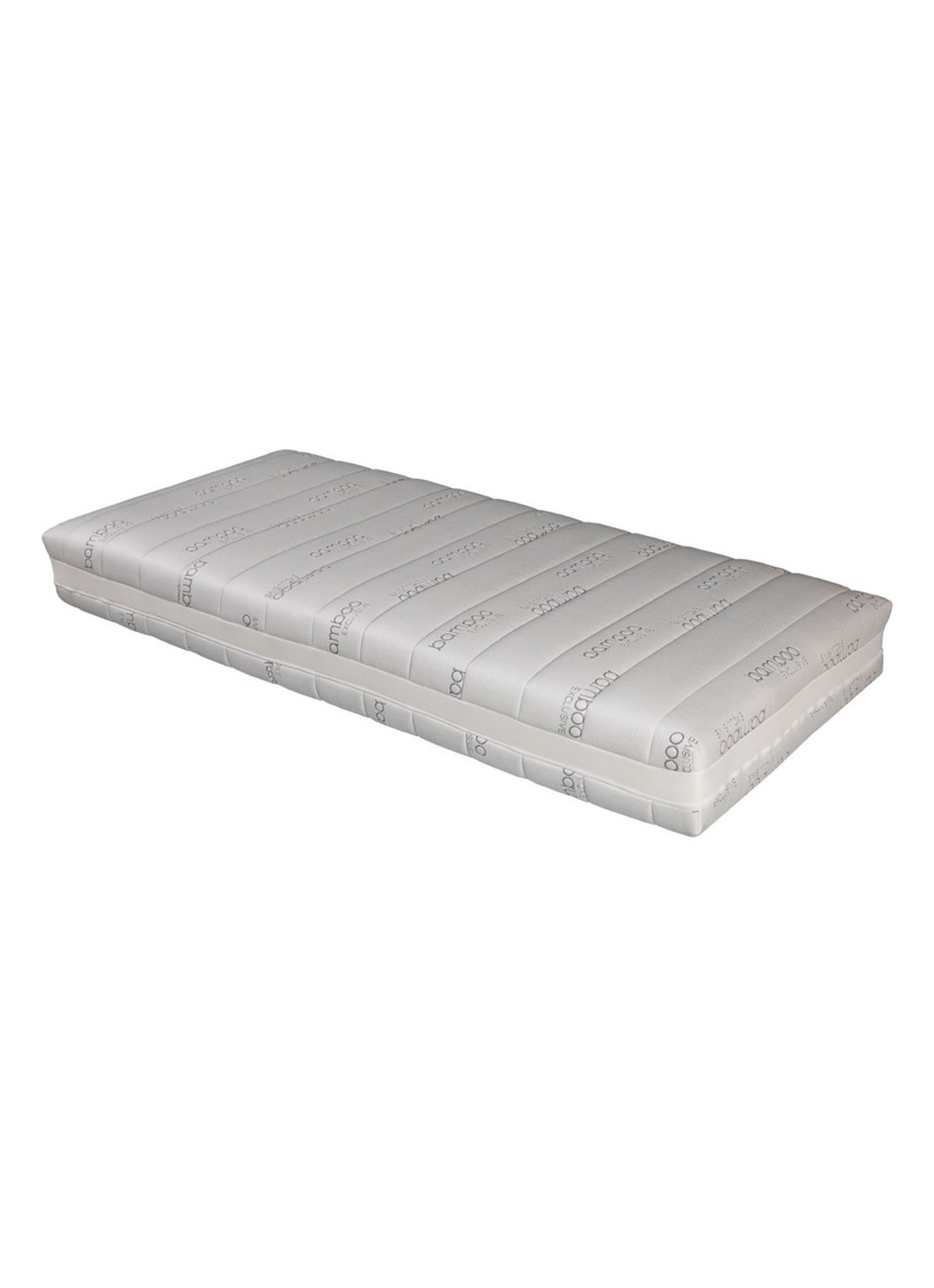 Bloemendaal Bamboo matras  - voorkant wit