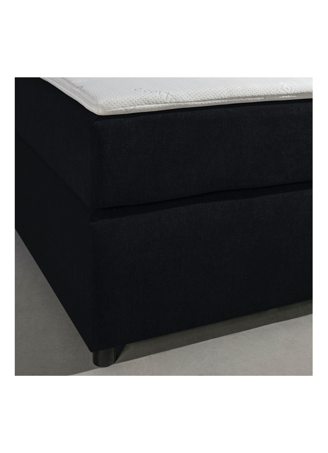 Bloemendaal Monza boxspring combinatie inclusief matras en topper  - achterkant 2 zwart