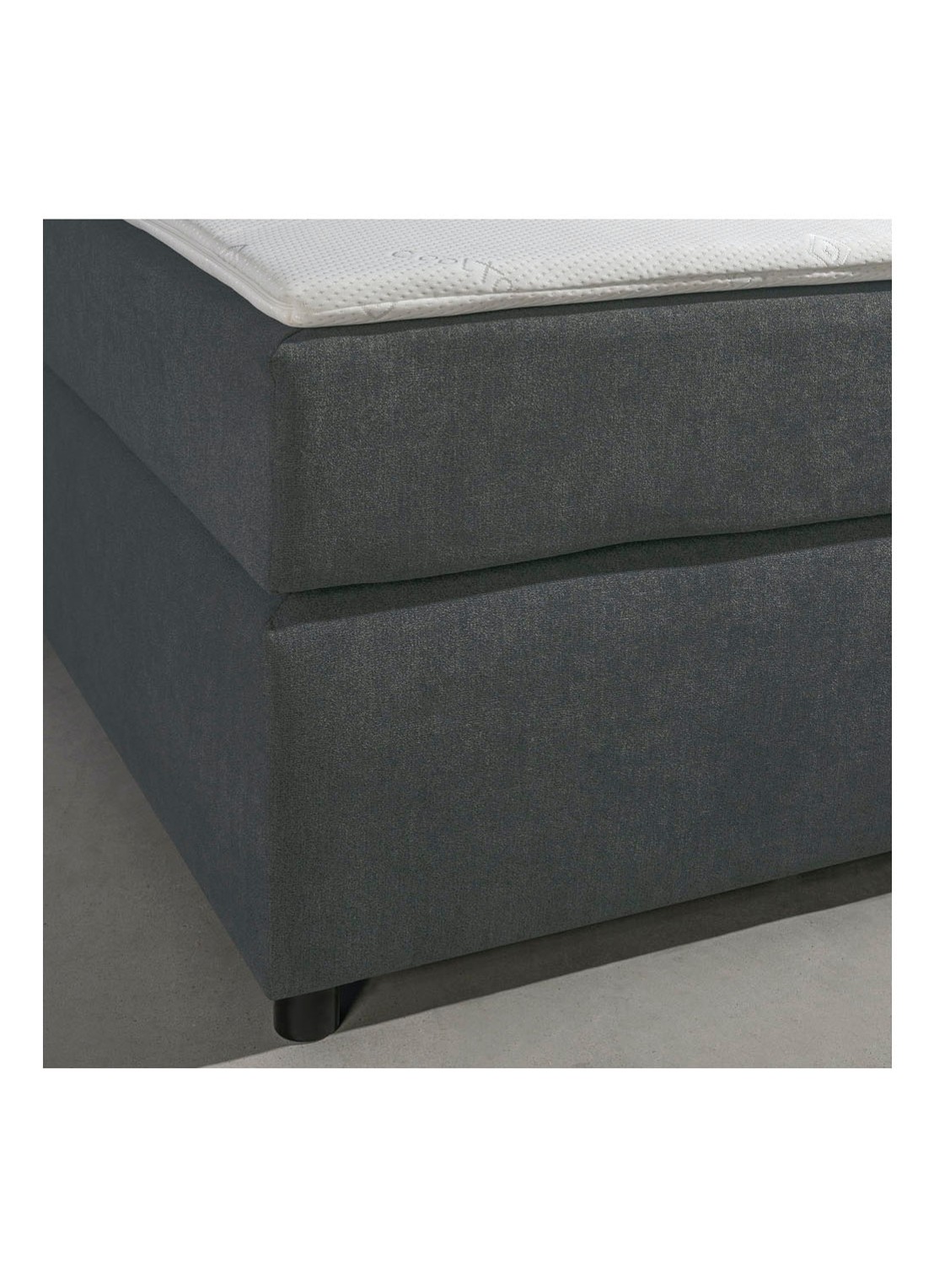 Bloemendaal Monza boxspring combinatie inclusief matras en topper  - achterkant 4 antraciet