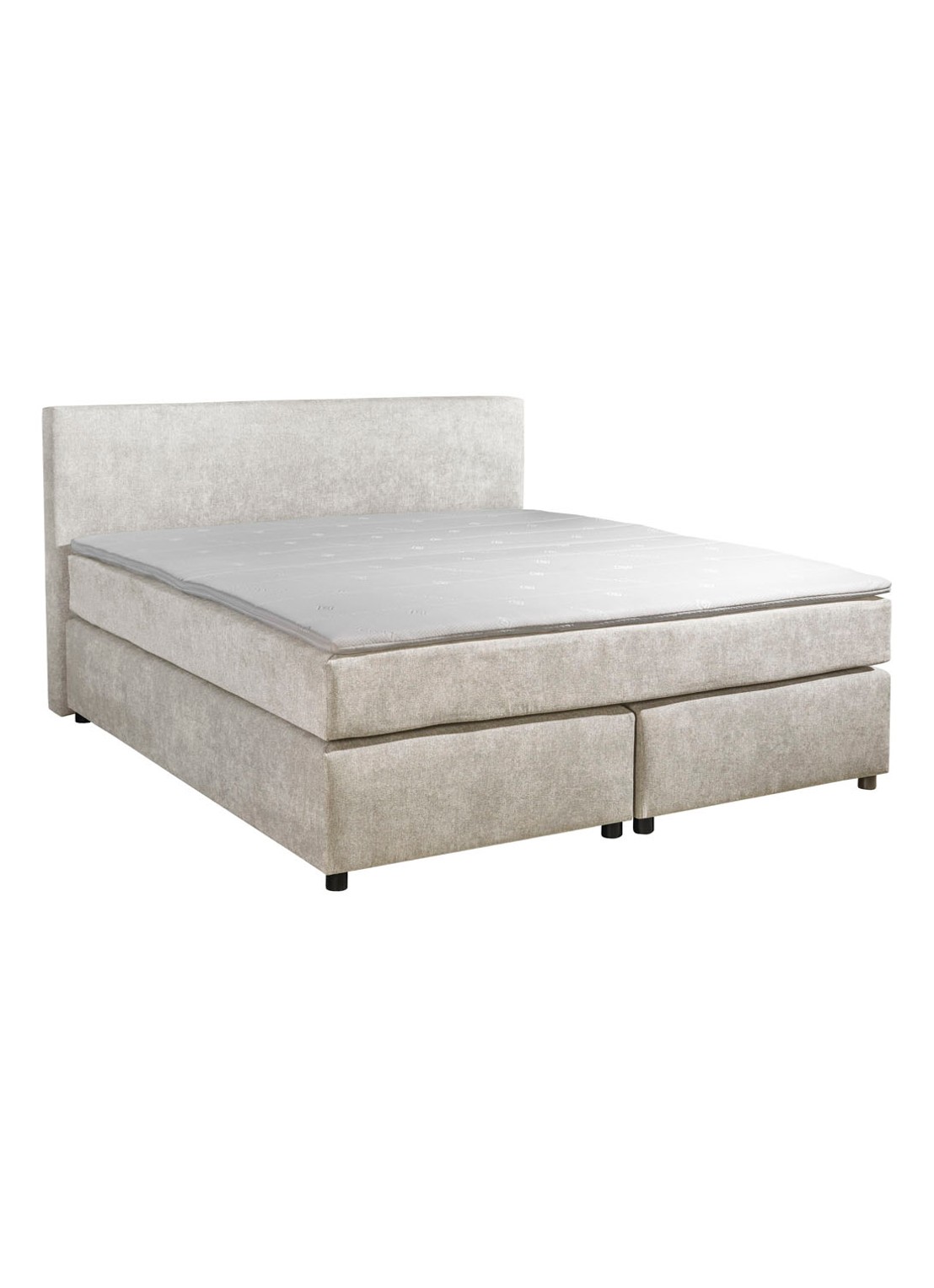 Bloemendaal Monza boxspring combinatie inclusief matras en topper  - voorkant 2 beige