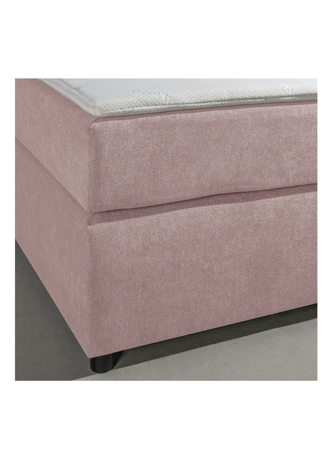 Bloemendaal Monza boxspring combinatie inclusief matras en topper  - achterkant 4 oudroze
