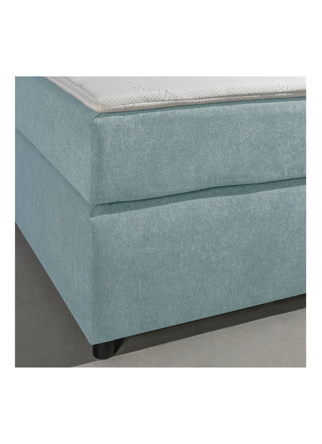 Bloemendaal Monza boxspring combinatie inclusief matras en topper  - achterkant 3 lichtblauw